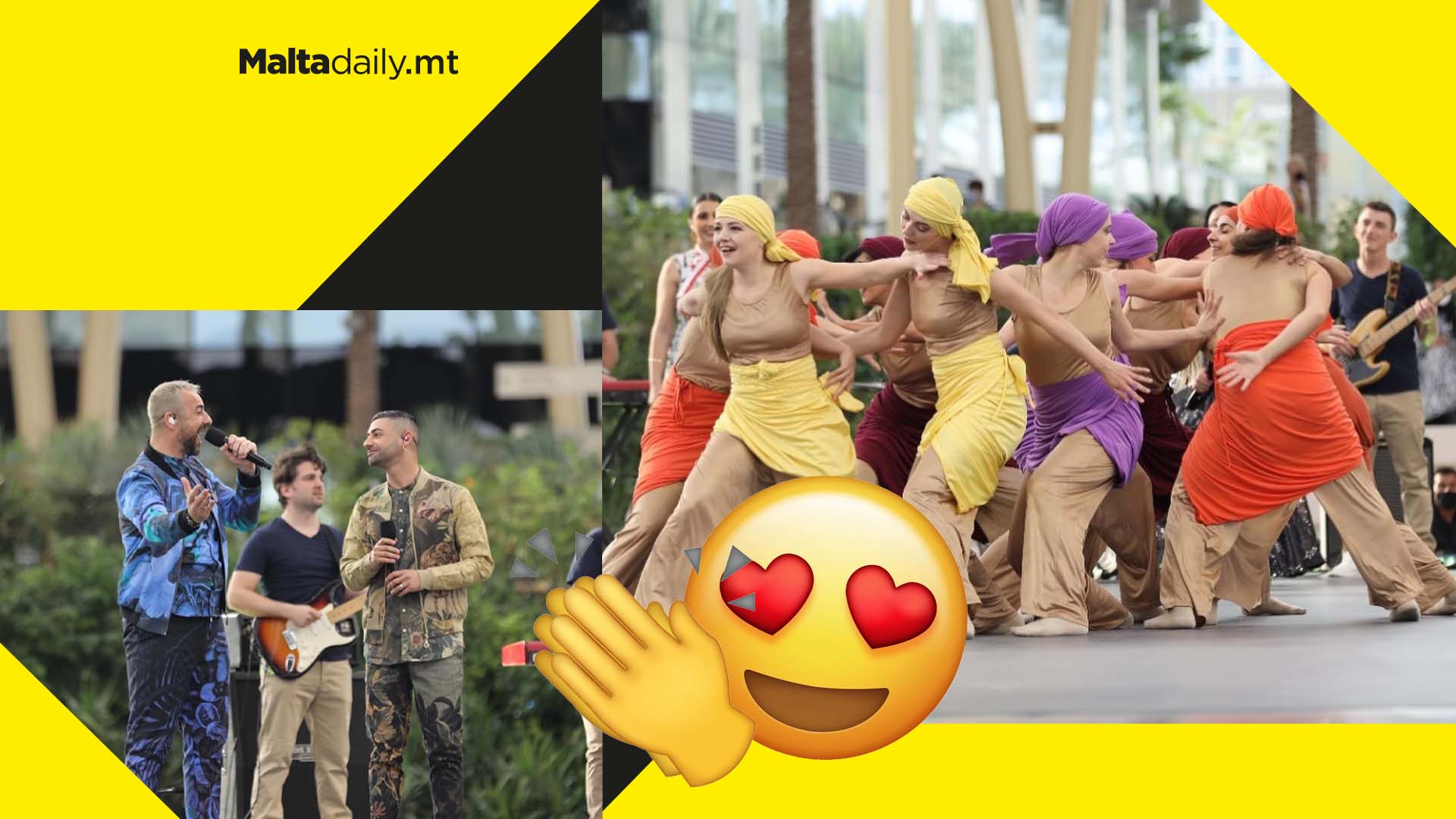 Maltese artists put on spectacular cultural showcase at Expo 2020 Dubai