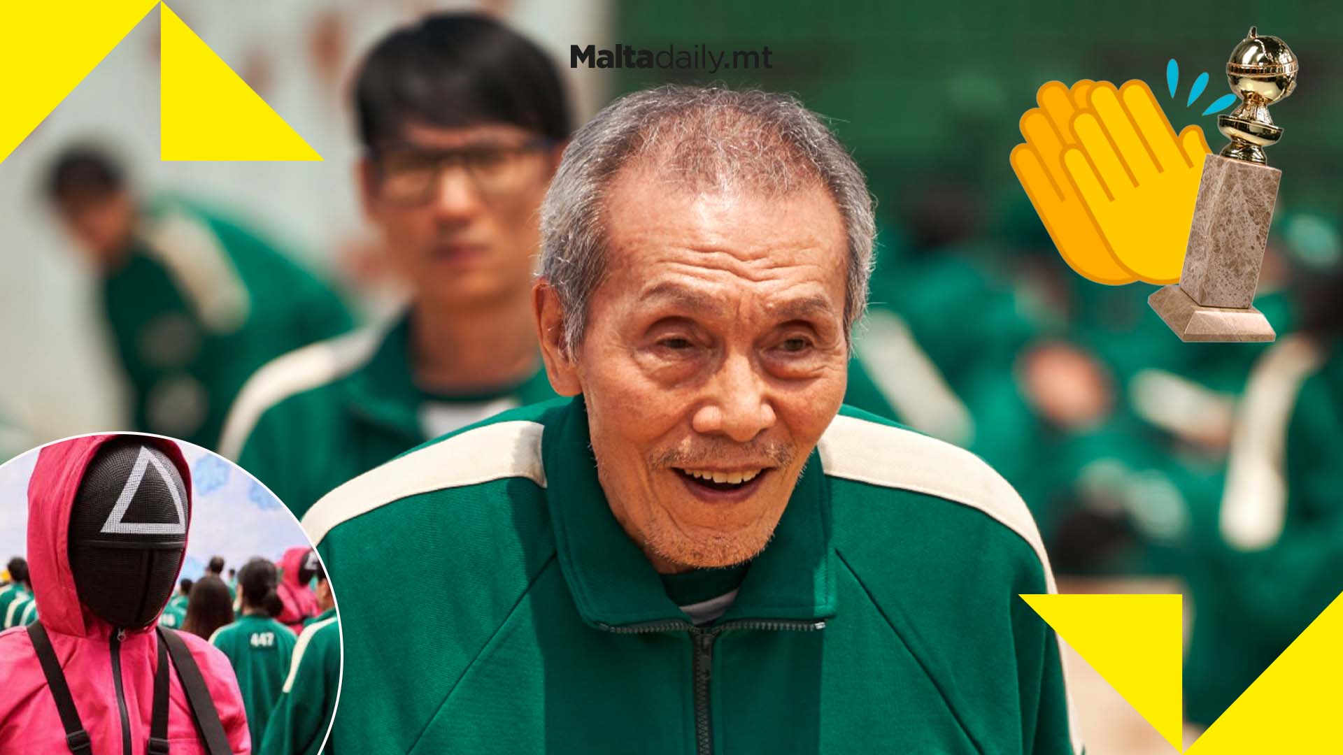 Squid Game actor becomes first Korean to win Golden Globe award