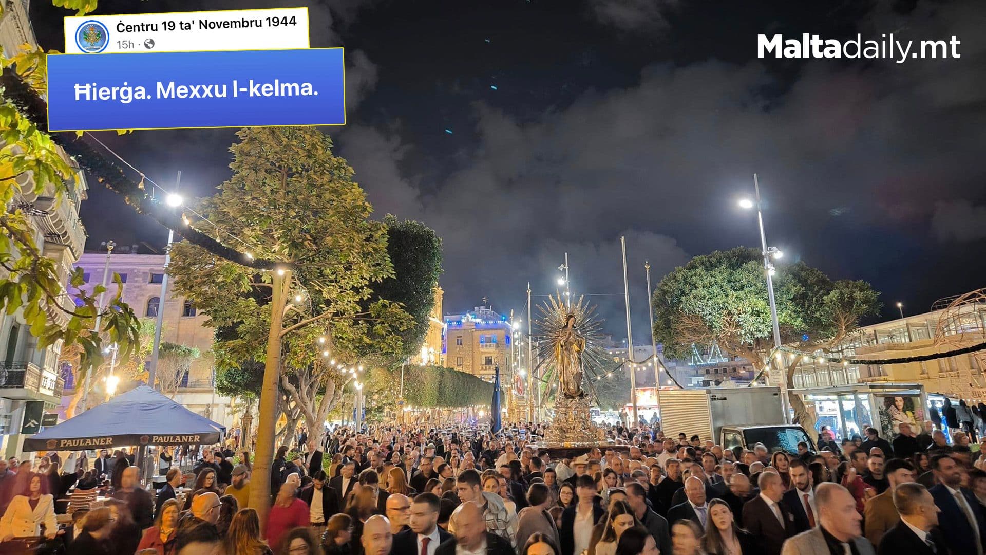 Marija Immakulata Feast Celebrated with Enthusiasm Despite Unfavorable Weather