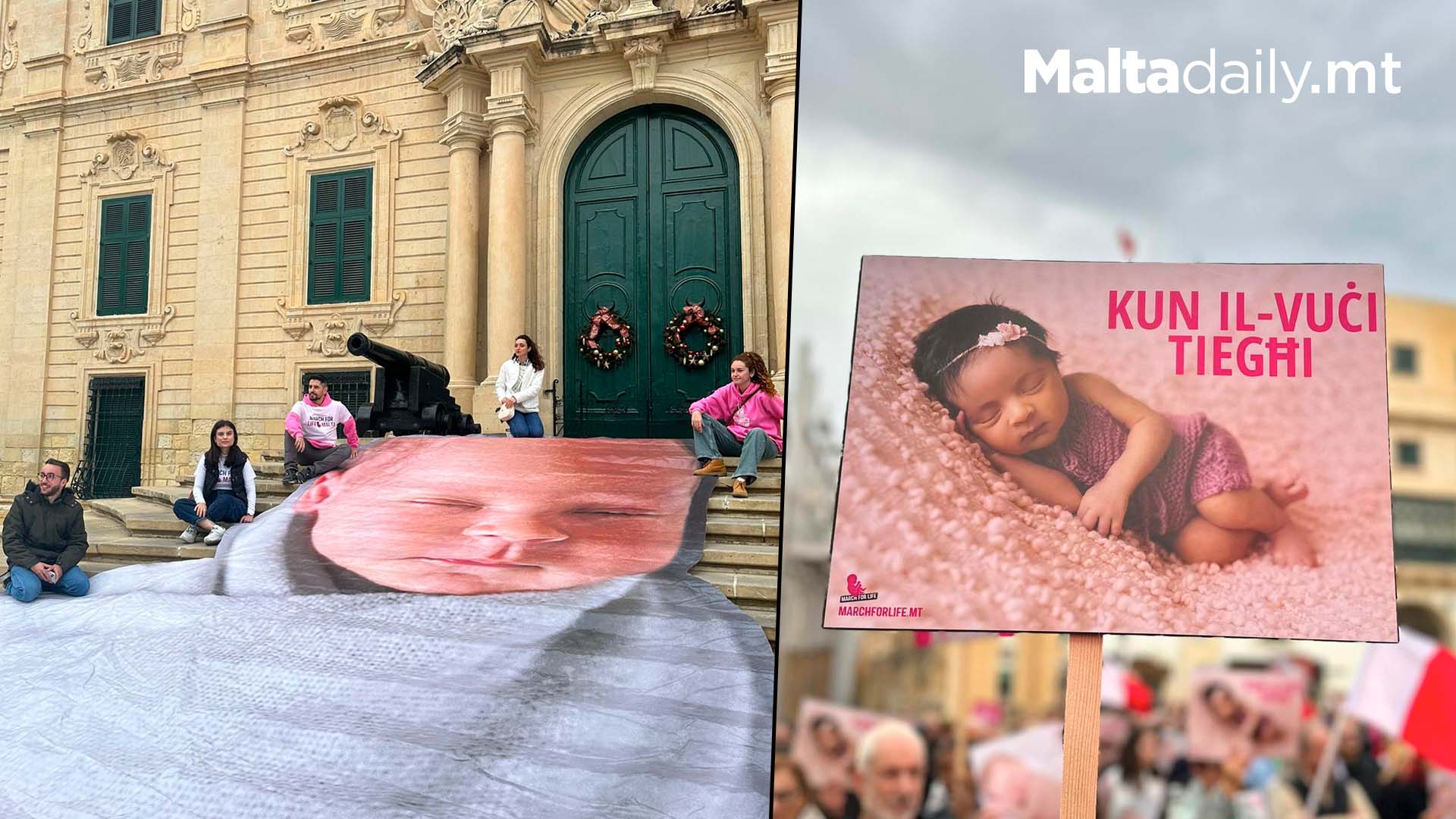 Hundreds For Annual March For Life In Valletta