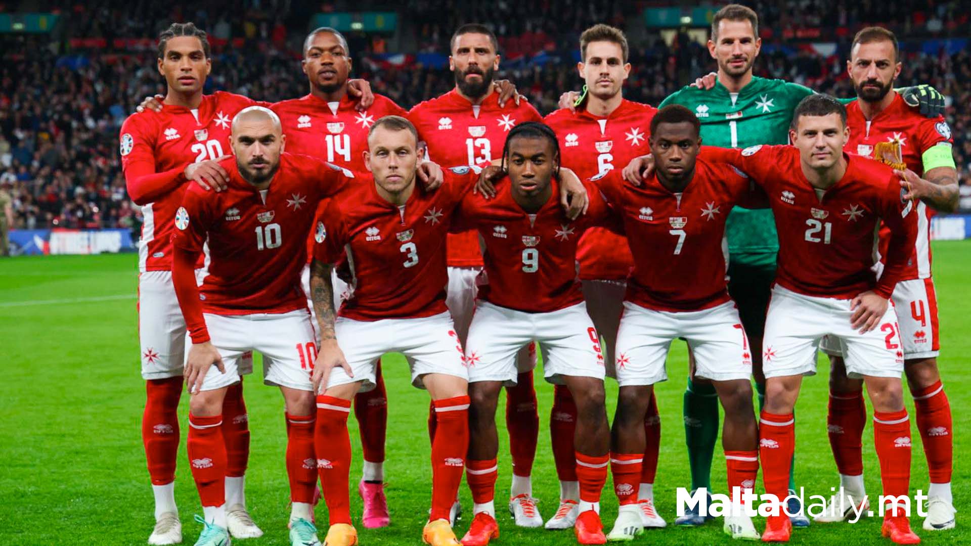Maltese National Anthem At Wembley Stadium