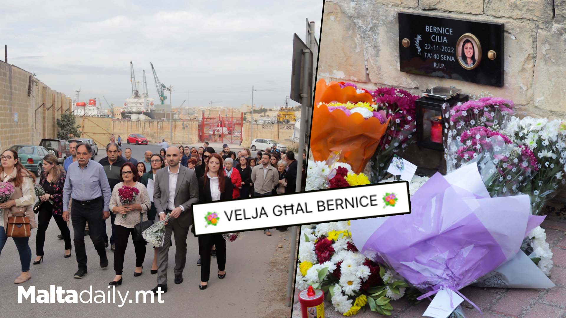 Vigil For Bernice Cilia One Year From Her Murder