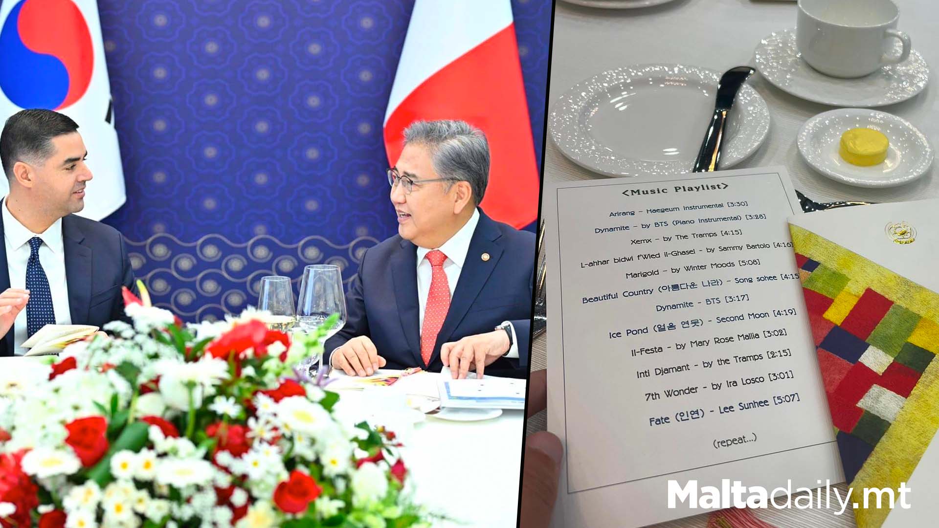 South Korean Minister Speaks Maltese With Ian Borg