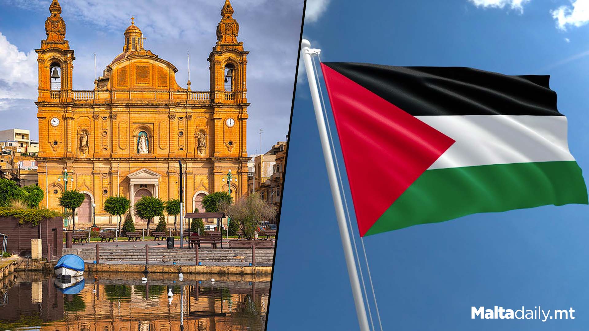 Protest Supporting Palestine In Msida On Saturday