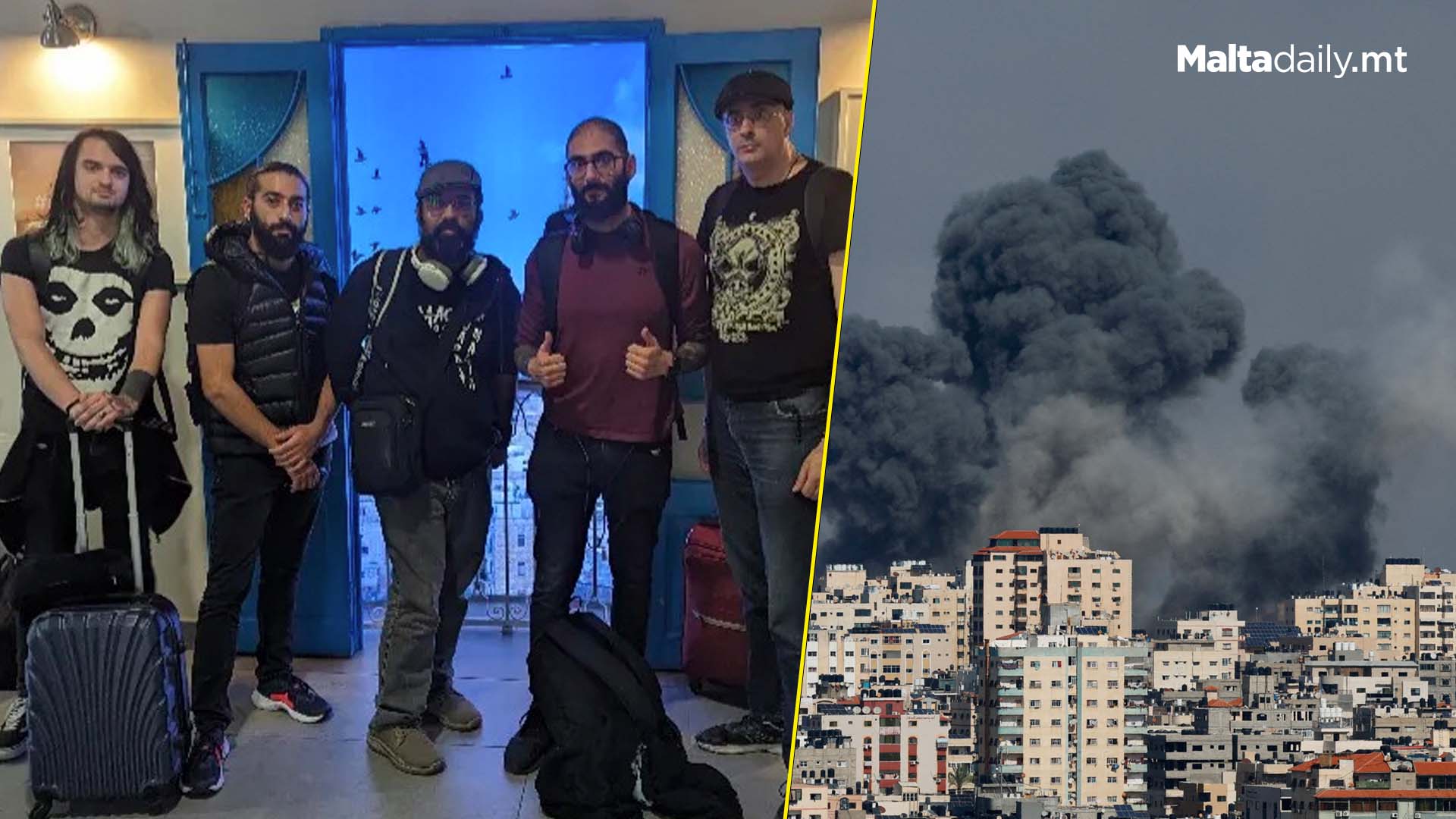Maltese Band Touring In Israel Make It Back Home Safely