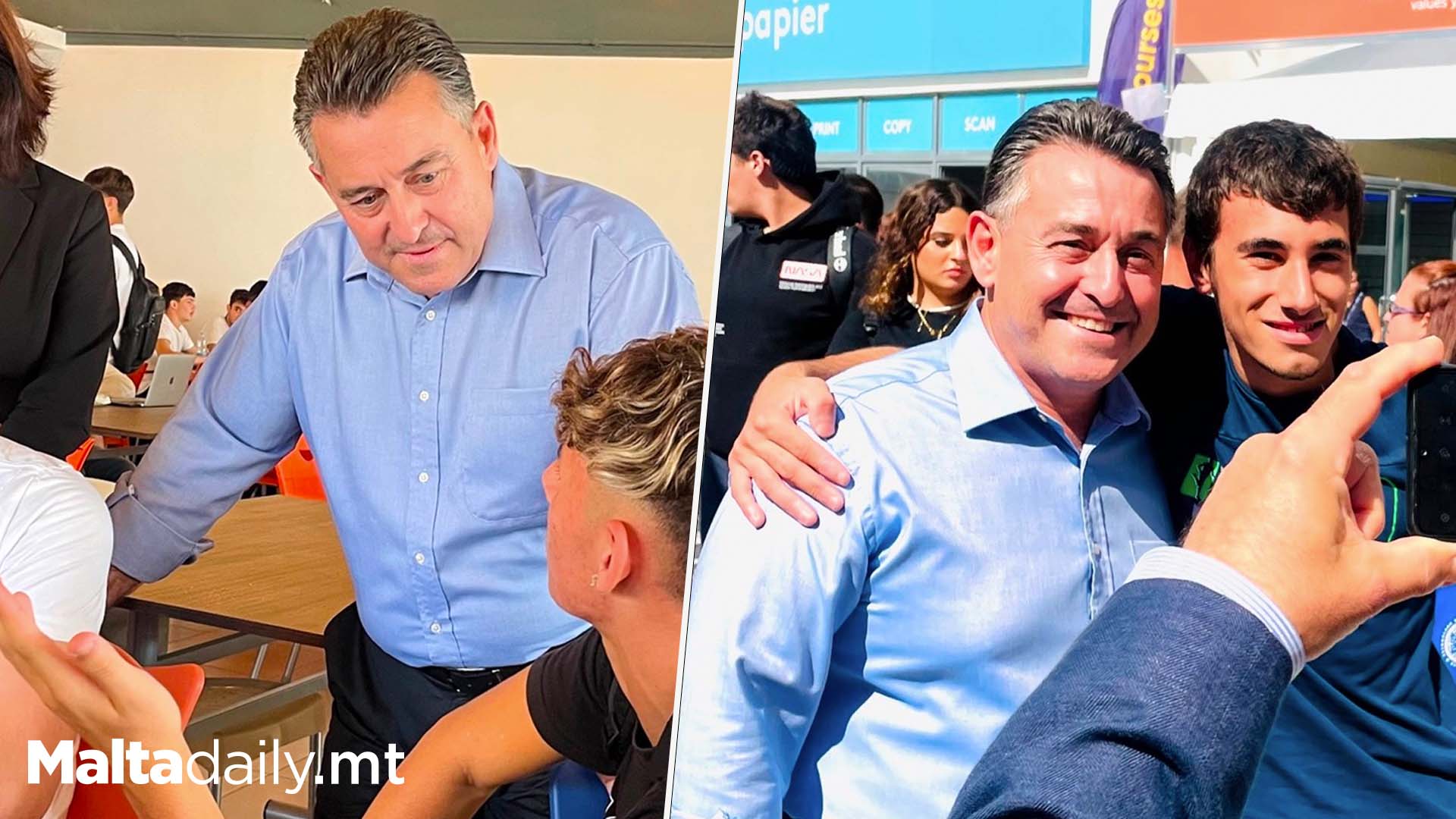 Bernard Grech Visits MCAST Fresher’s Week