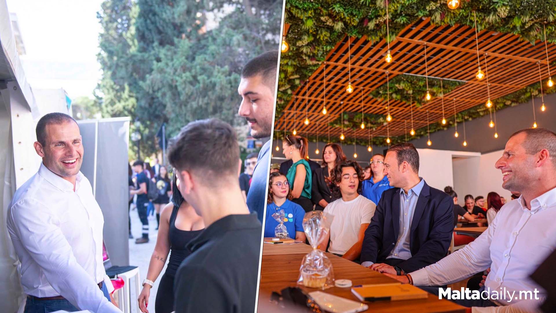 Prime Minister Robert Abela Visits MCAST Fresher’s Week