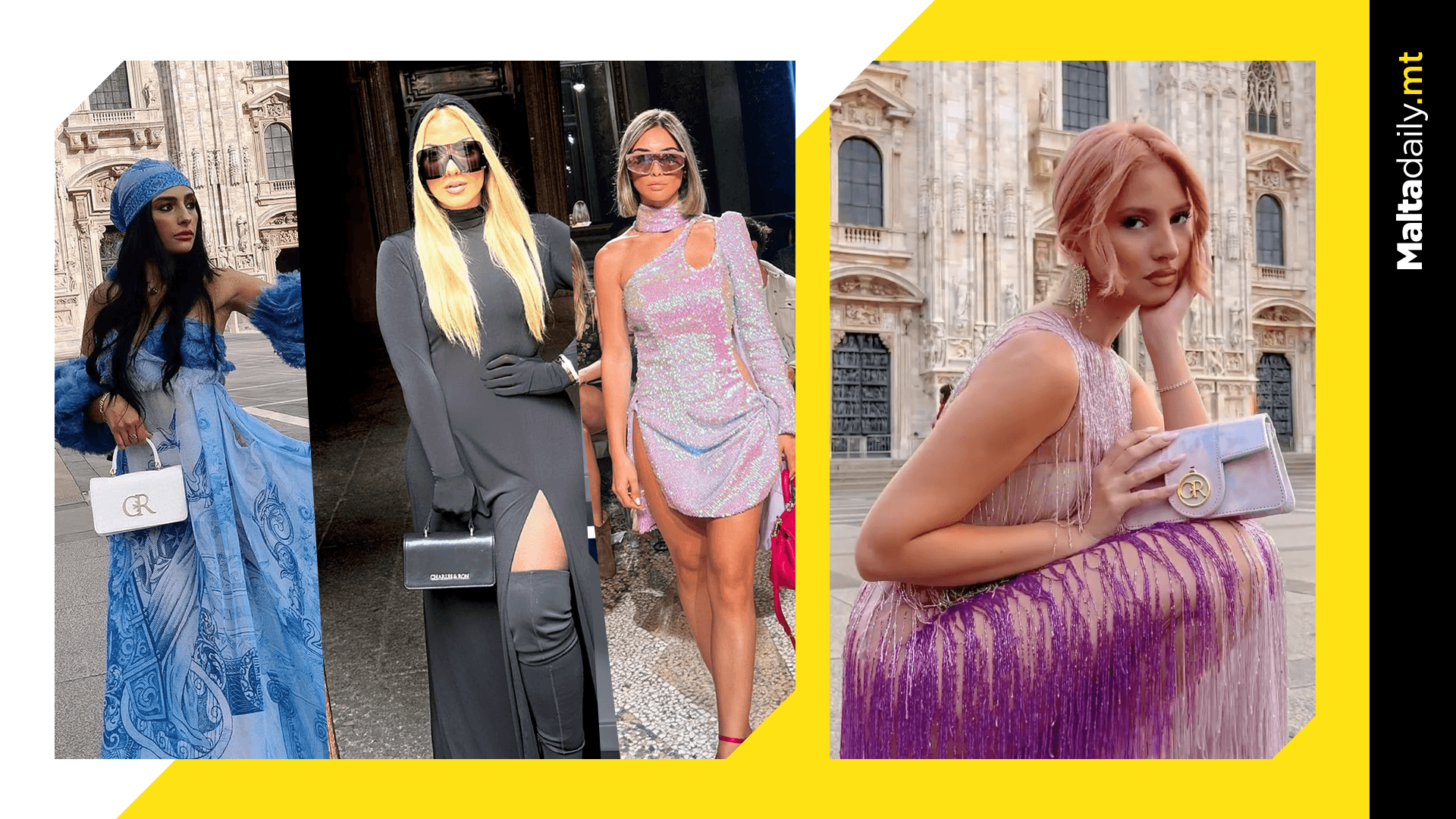 Maltese Influencers and Personalities Shine at Milan Fashion Week Alongside Charles & Ron