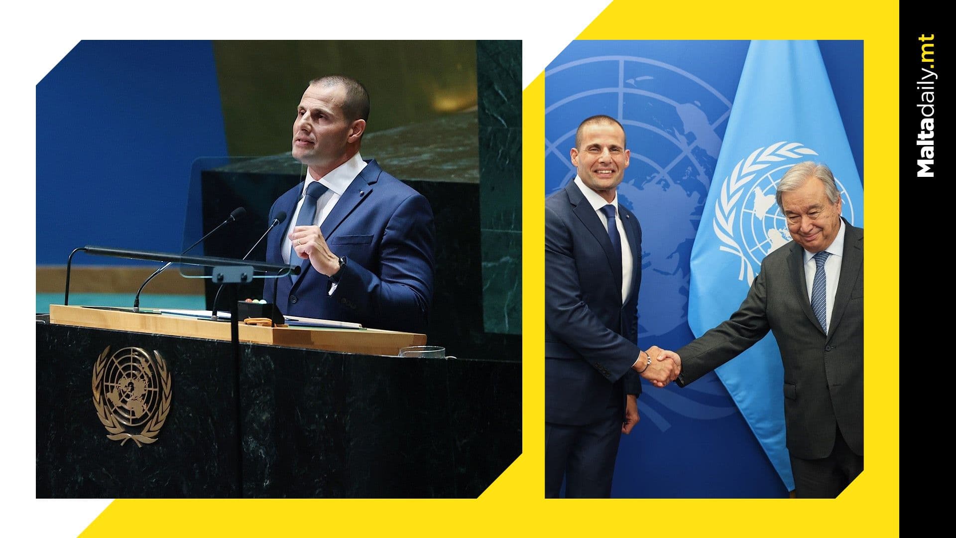 Robert Abela Addresses the 78th Session of the United Nations General Assembly