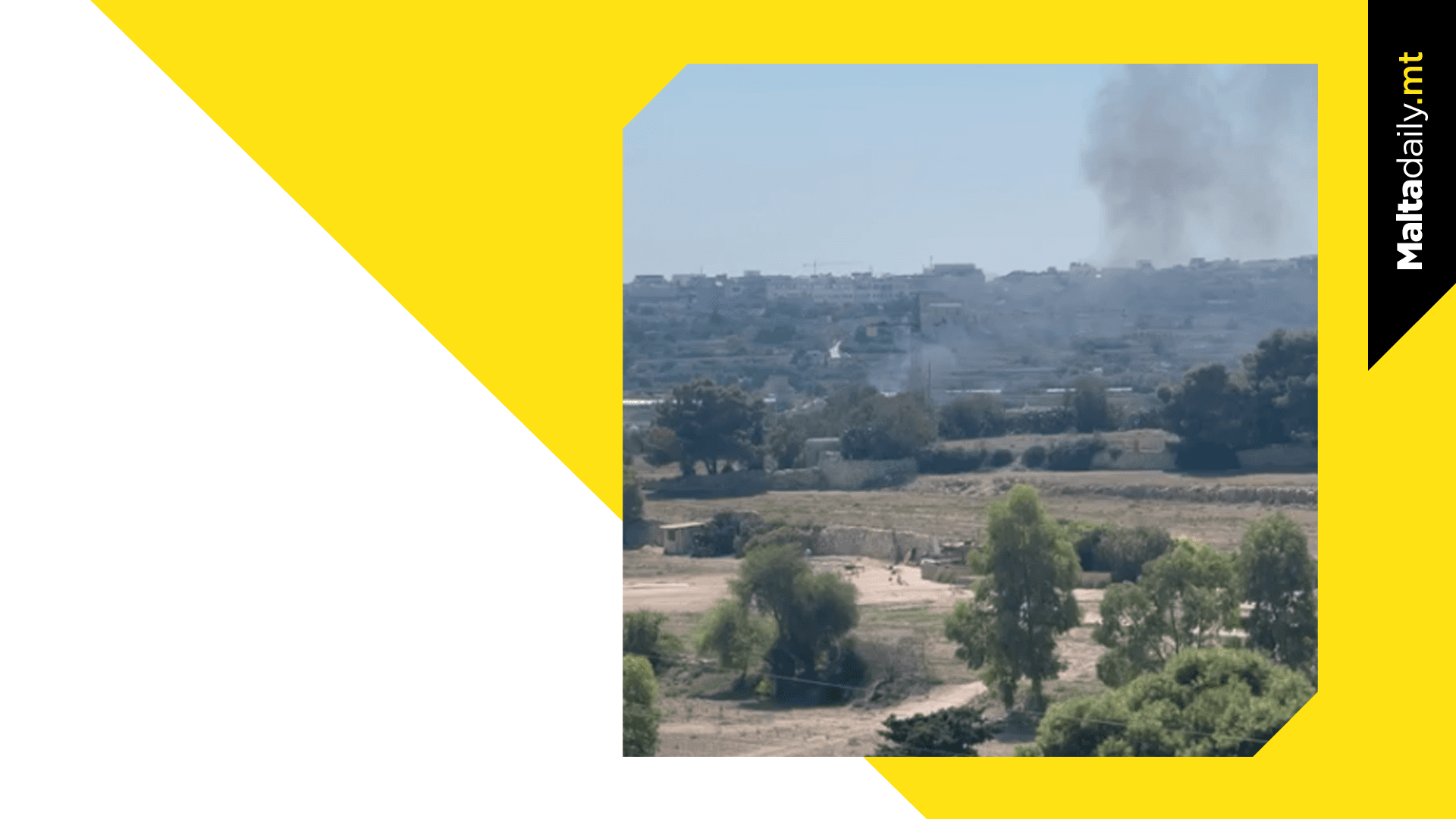 Plume Of Smoke Spotted In Żebbuġ Area