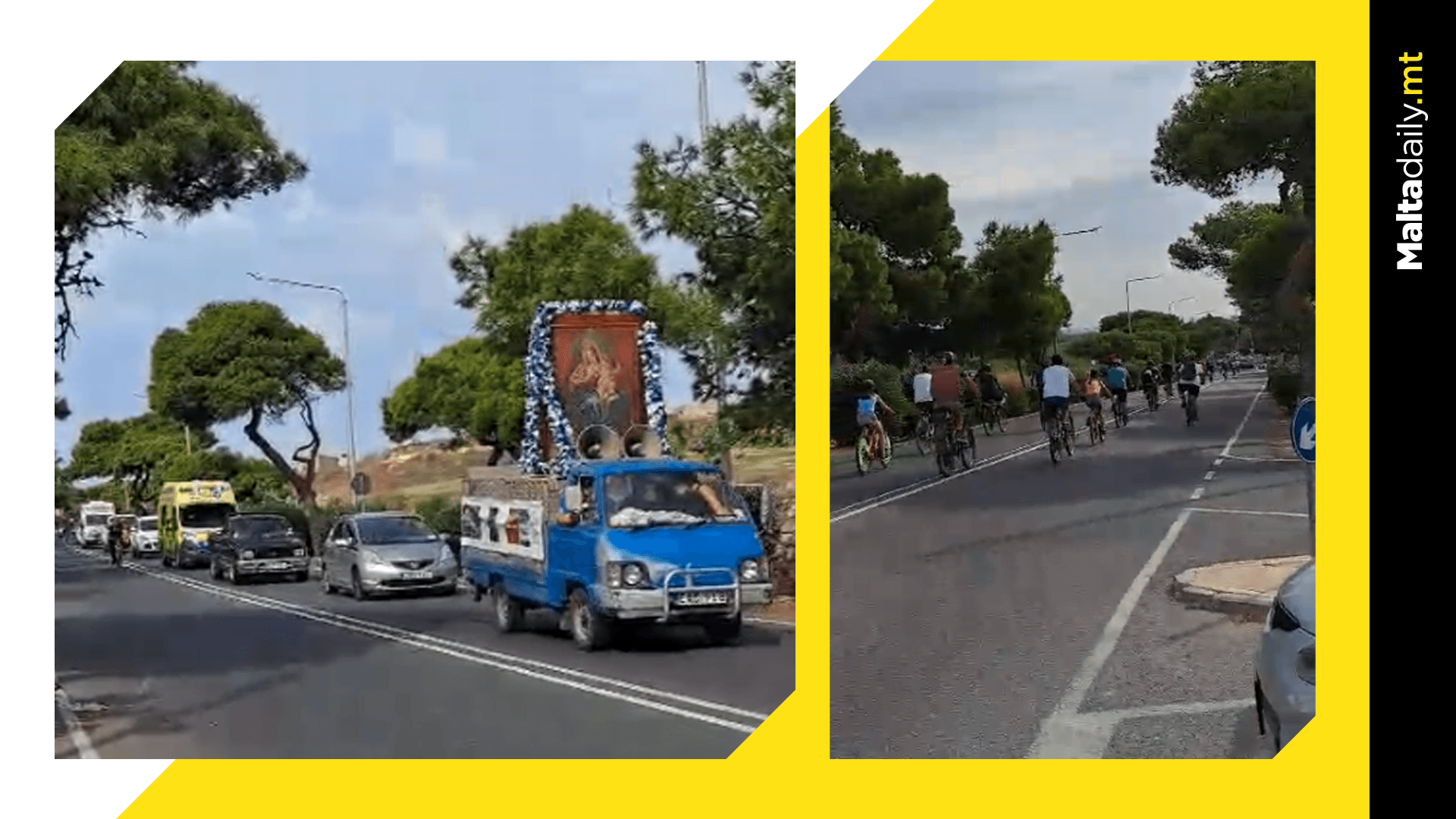 Bikers On Our Lady Of Graces Pilgrimage To Żabbar
