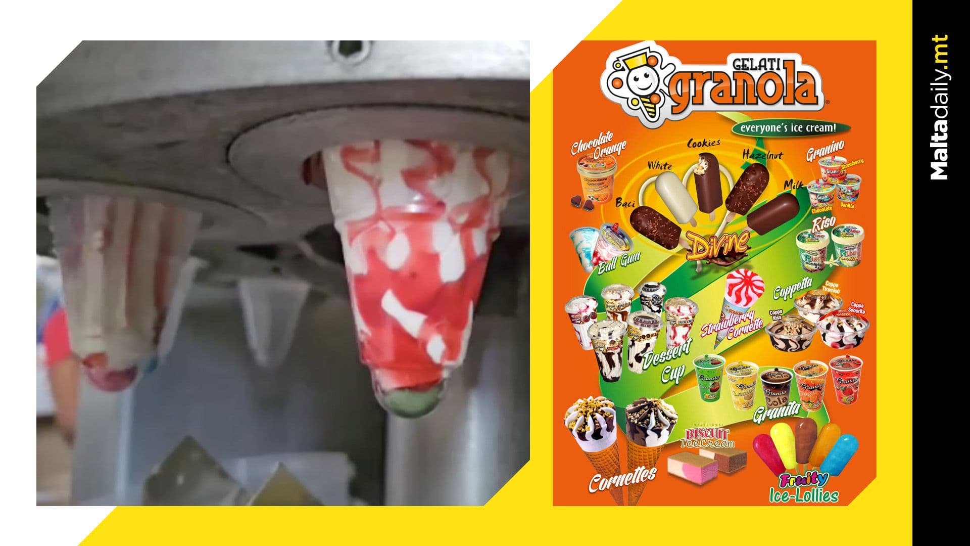 Granola Gelateria Shows Process Behind Bubble Gum Ice Cream