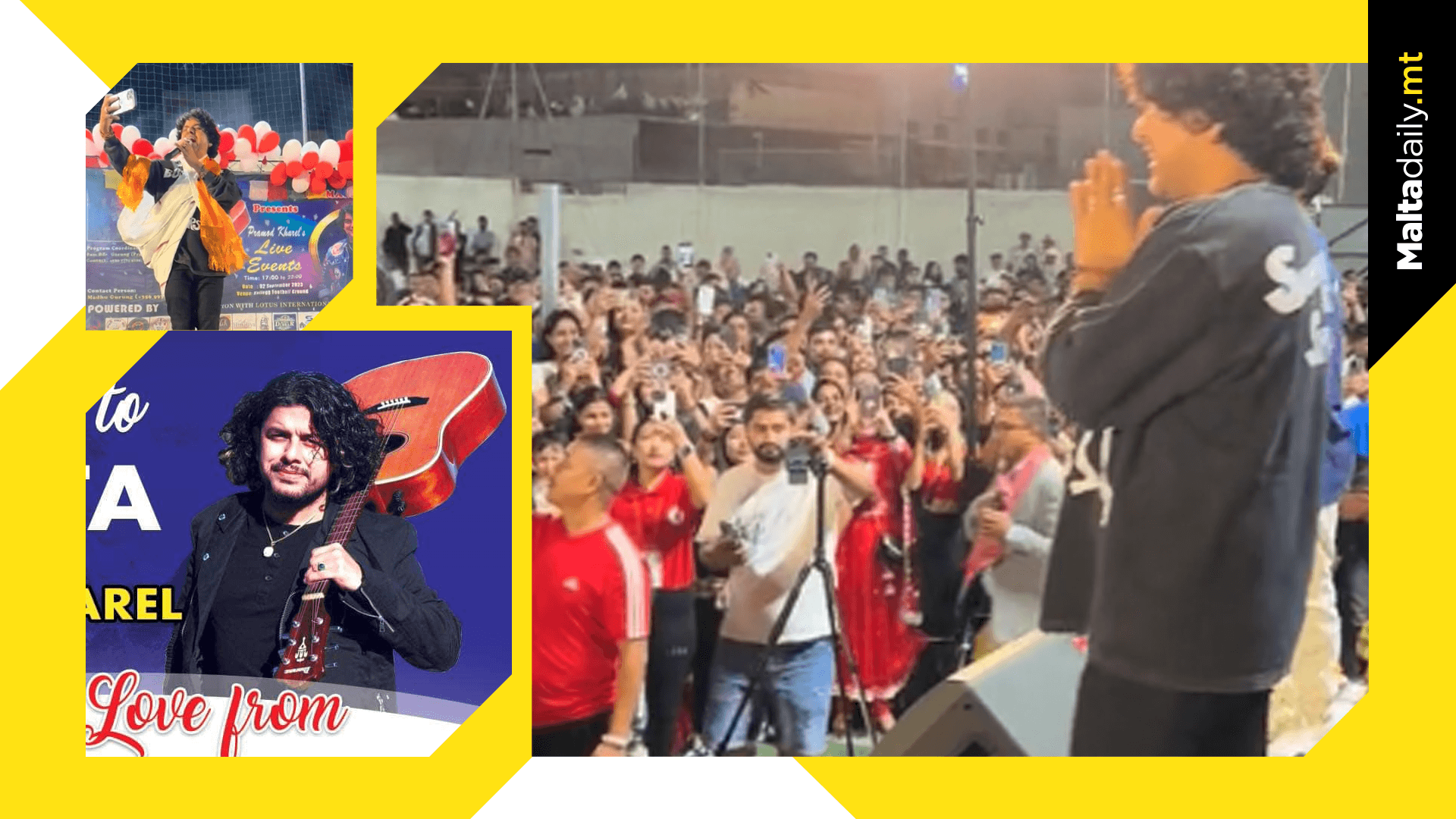 Nepalese Singer & The Voice Coach Performs In Malta