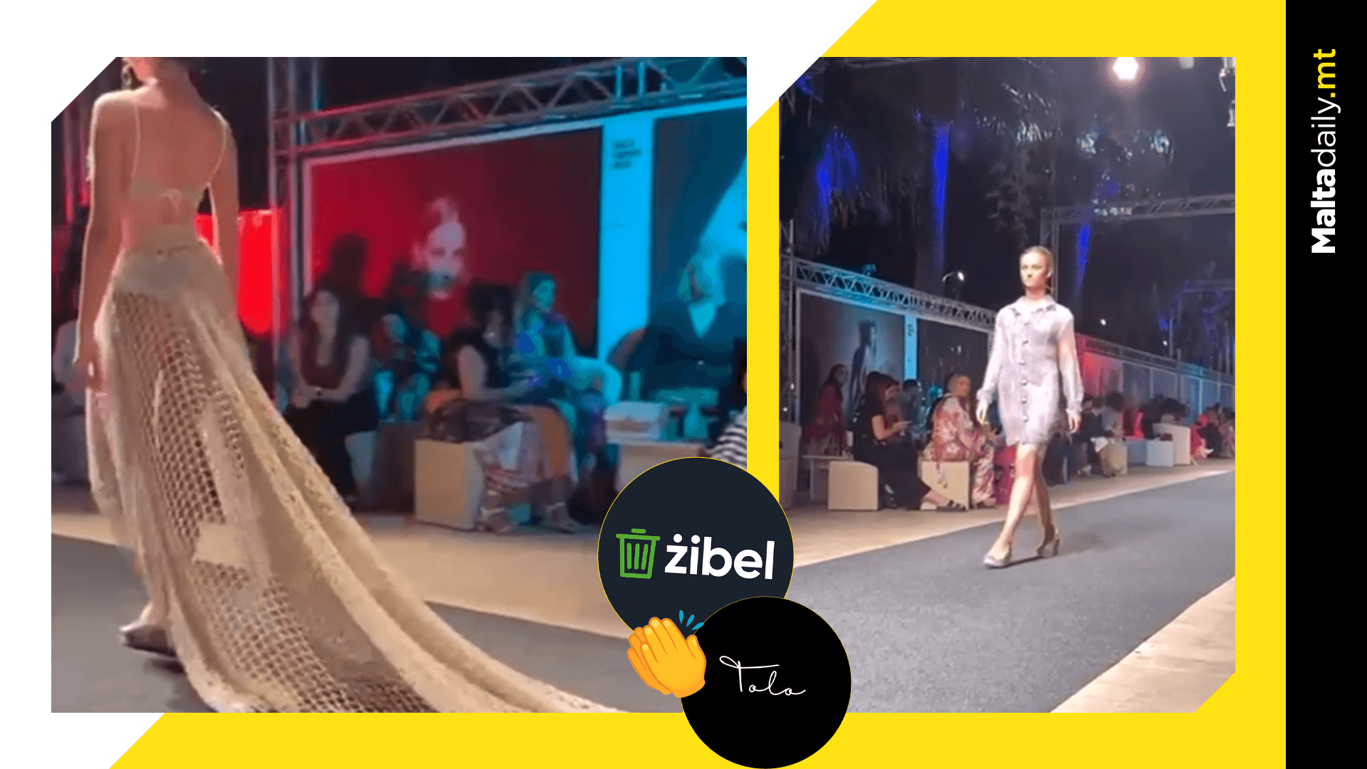 Sea Nets Repurposed For Malta Fashion Week