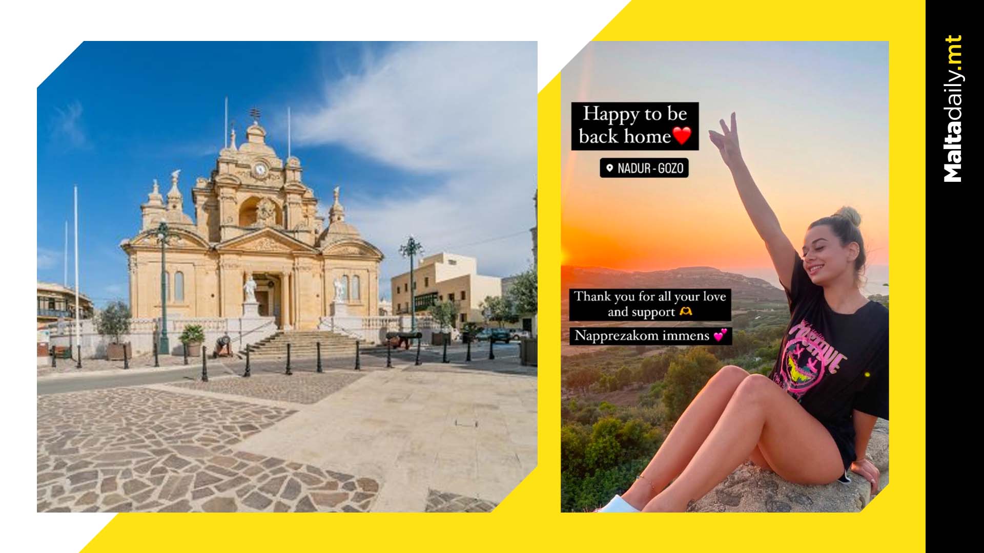 Marie Christine Returns Home To Gozo