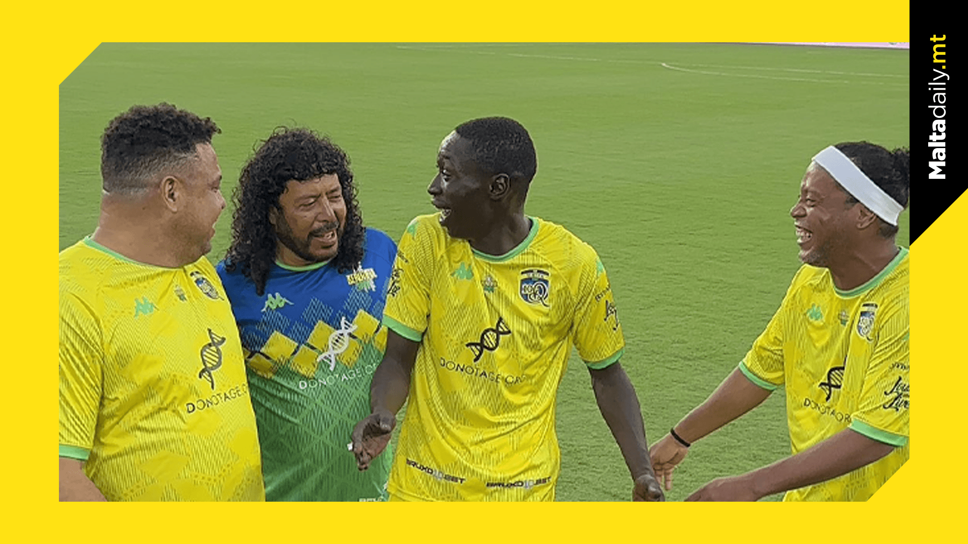 Khaby Lame Plays Alongside Ronaldinho For Charity Event