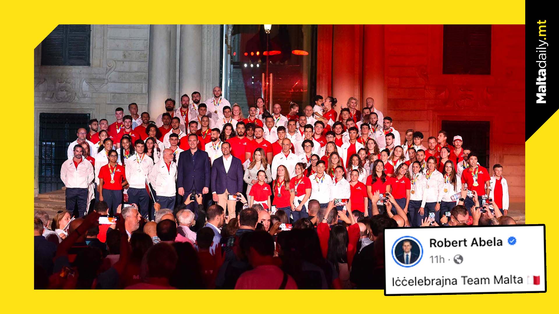 Maltese athletes celebrate GSSE victories in Valletta