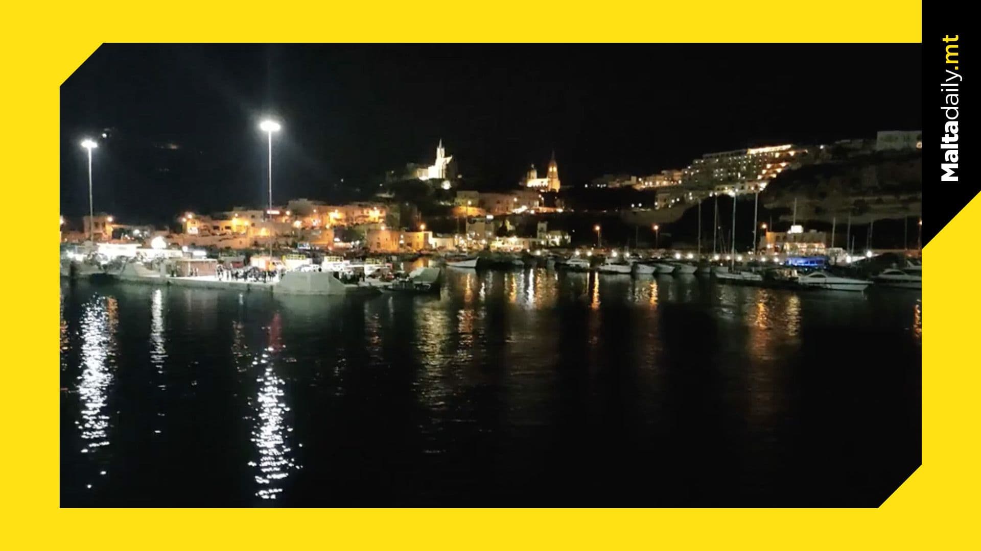 Man rescued by AFM & CPD after car falls into Mġarr terminal sea