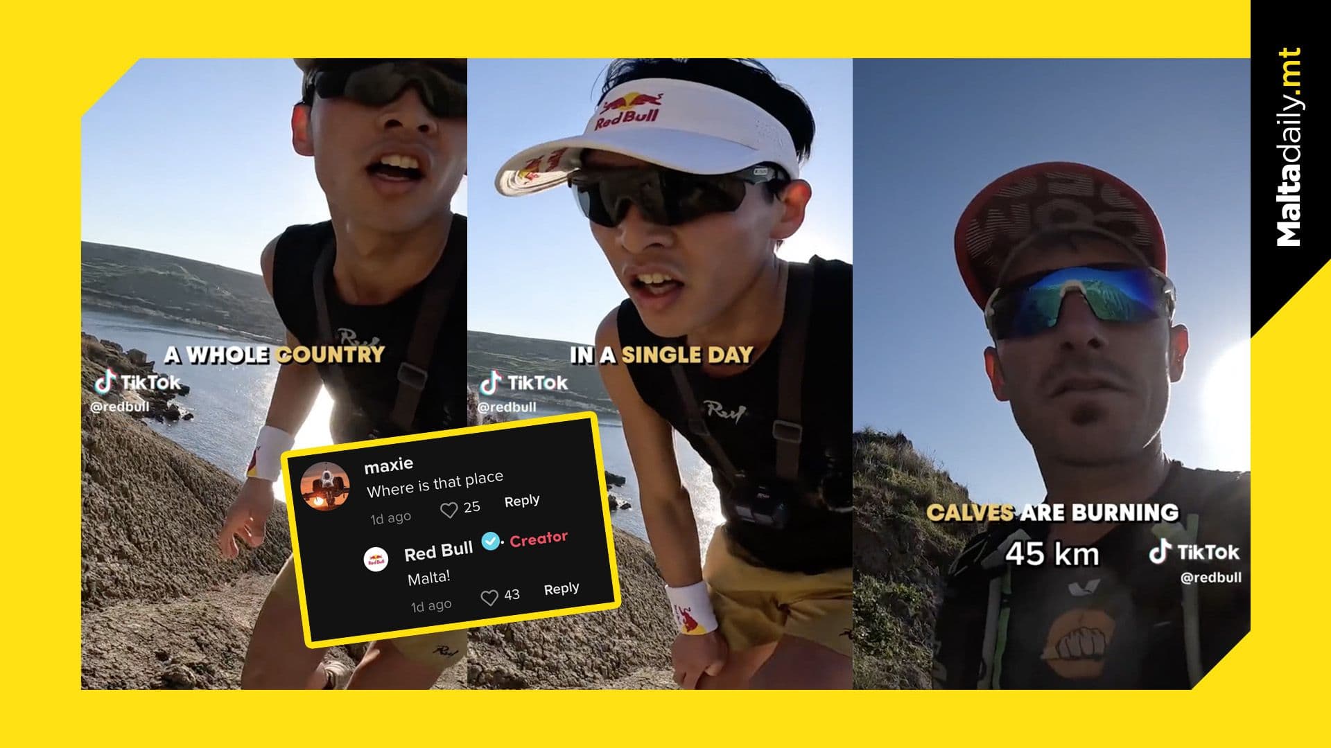 Red Bull features Malta in ‘How it feels to run an entire country in a day’