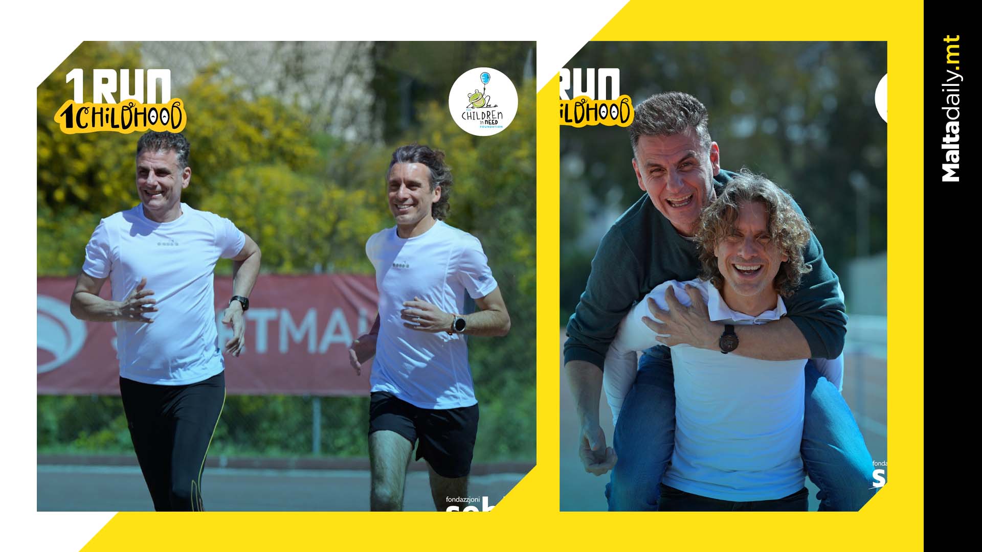 Duo running 200KM for children’s psychological care funds