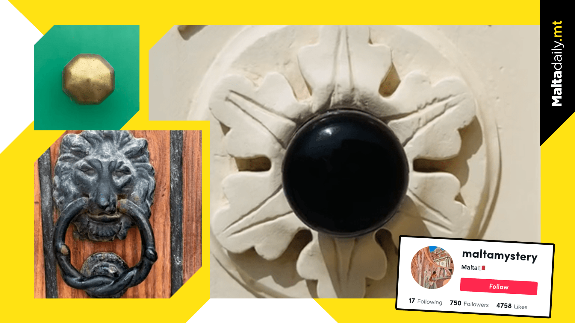 TikTok account highlights the beauty of Maltese door art