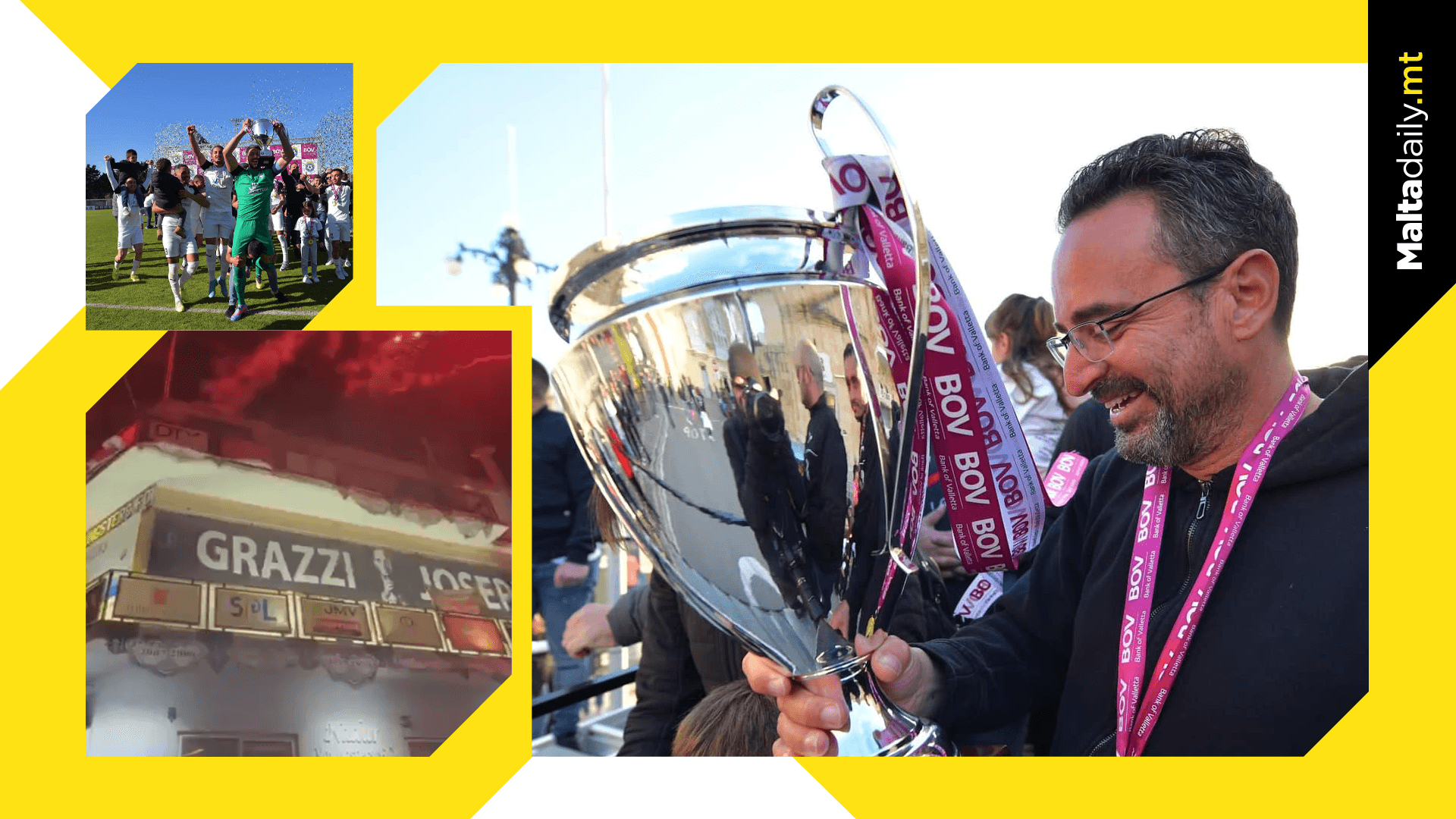 Joseph Portelli banner as Nadur Youngsters celebrate 14th victory