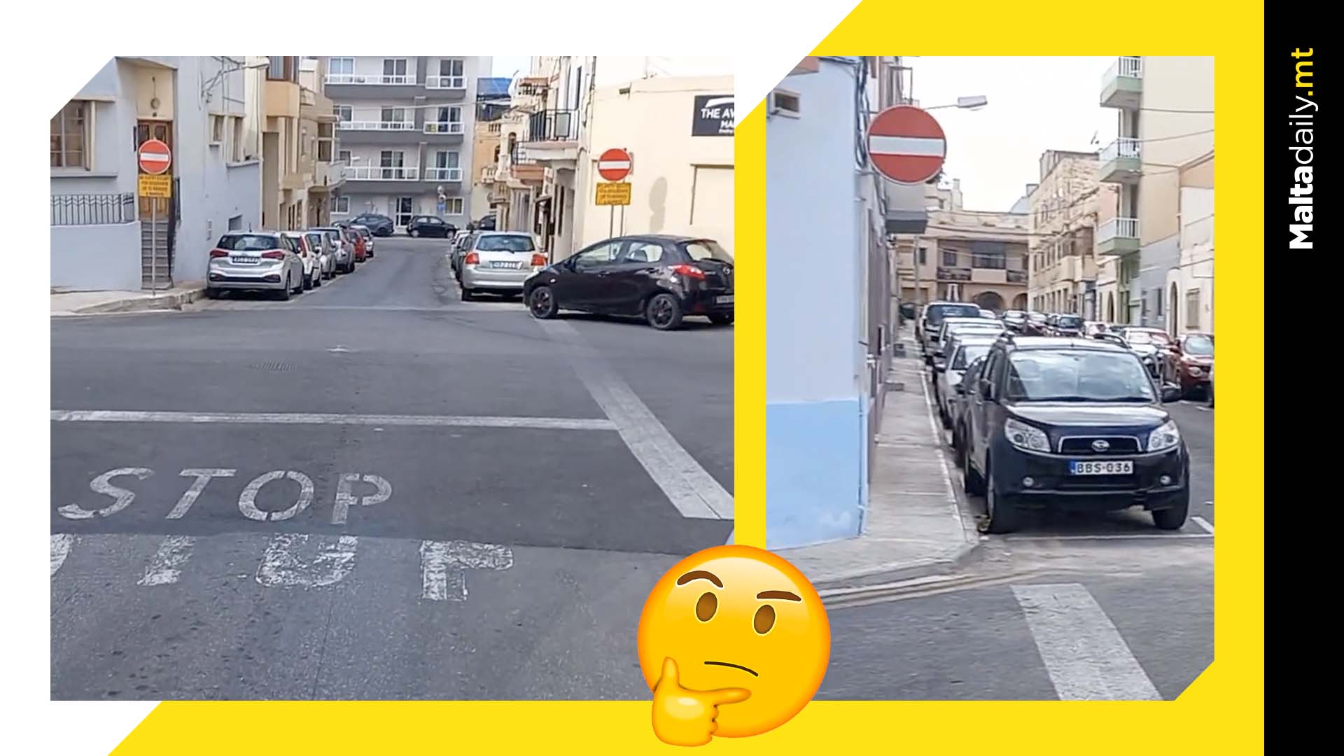 Viral video shows one way signs at all exits in Fgura crossroads