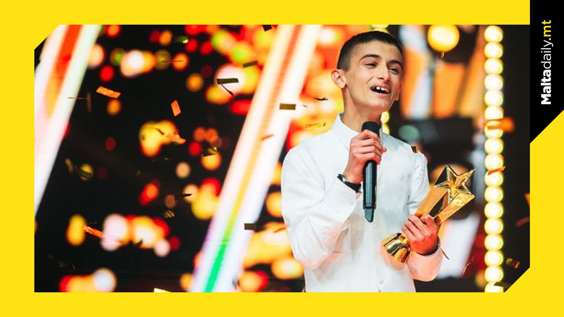 Talented singer Kyran Bonello celebrates his 15th birthday