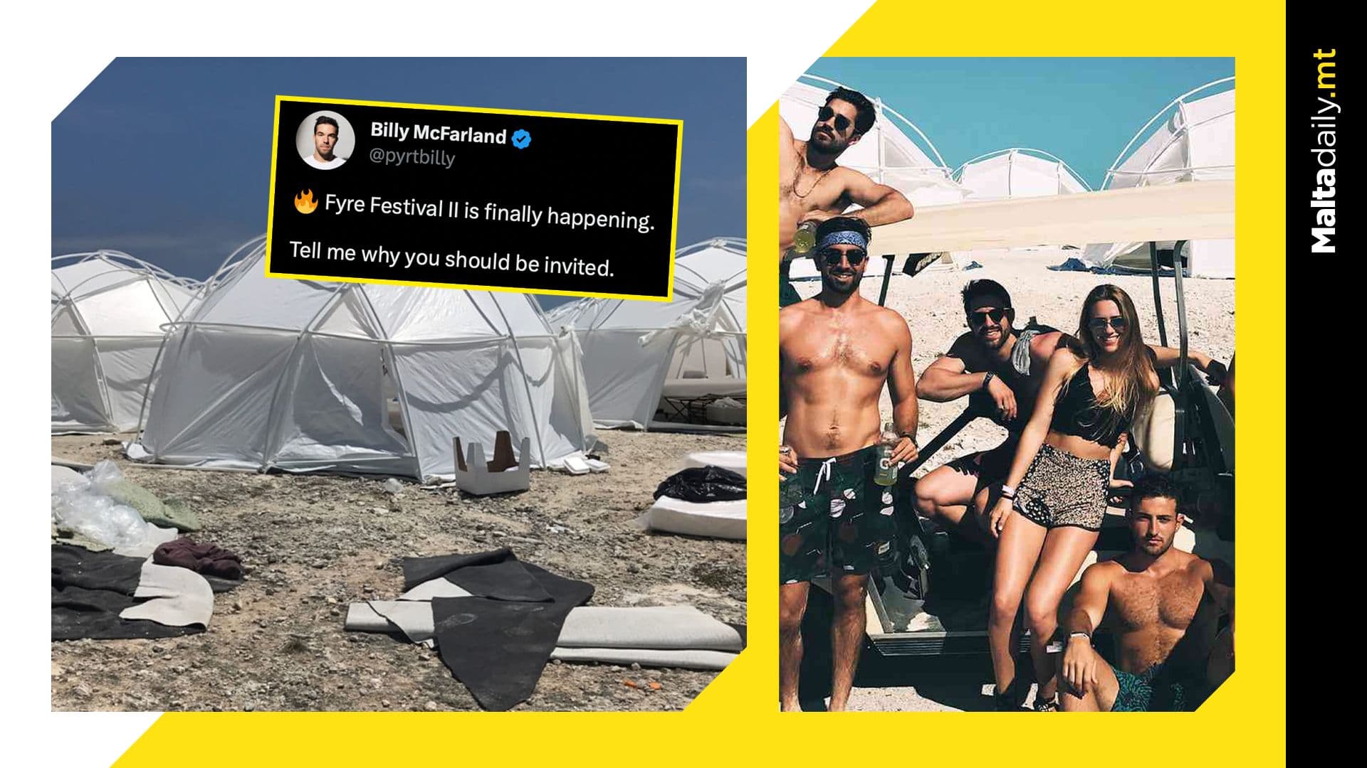 The man behind the disastrous Fyre Festival of 2017, announces Fyre Festival II
