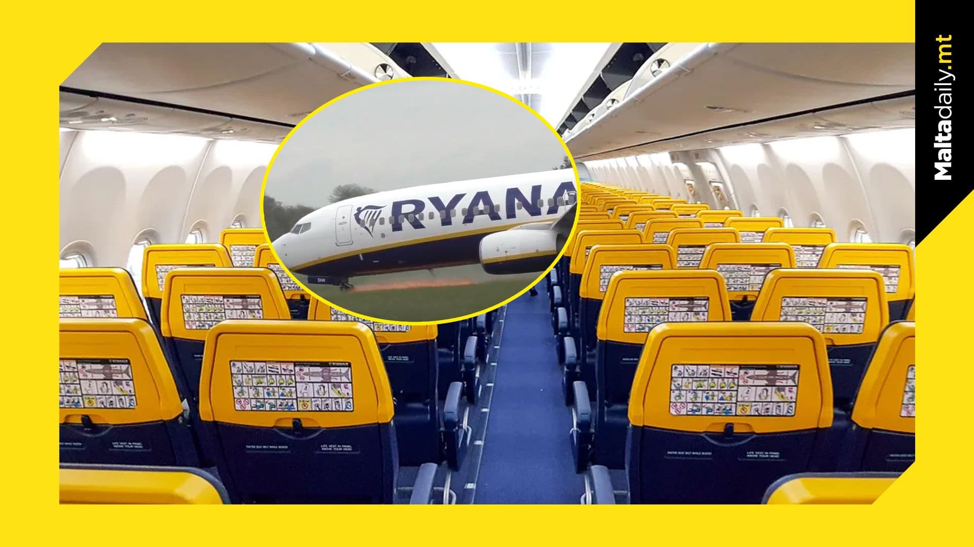 Passengers on a Ryanair flight experienced a terrifying moment