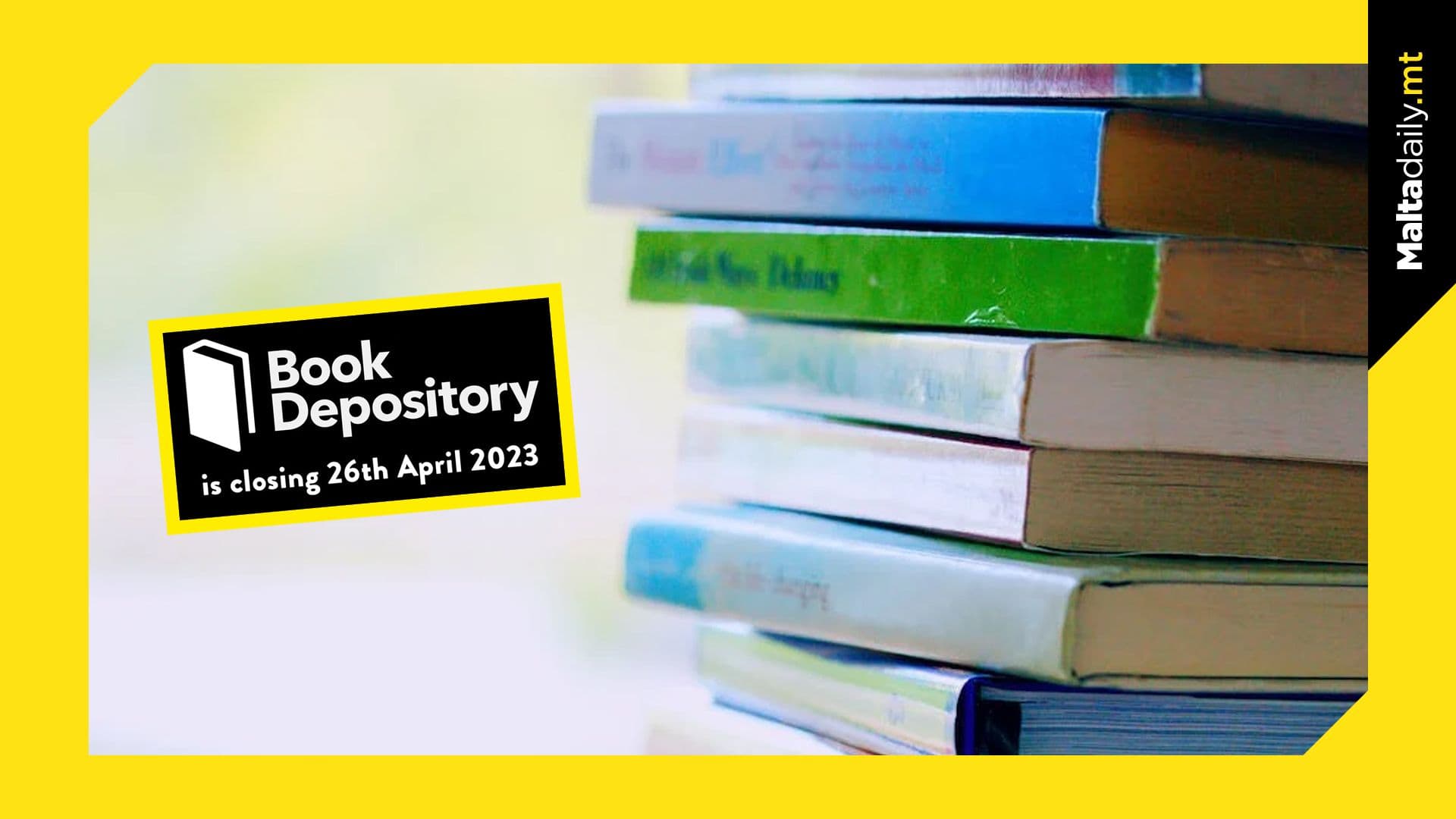 Book Depository is closing down on April 26th