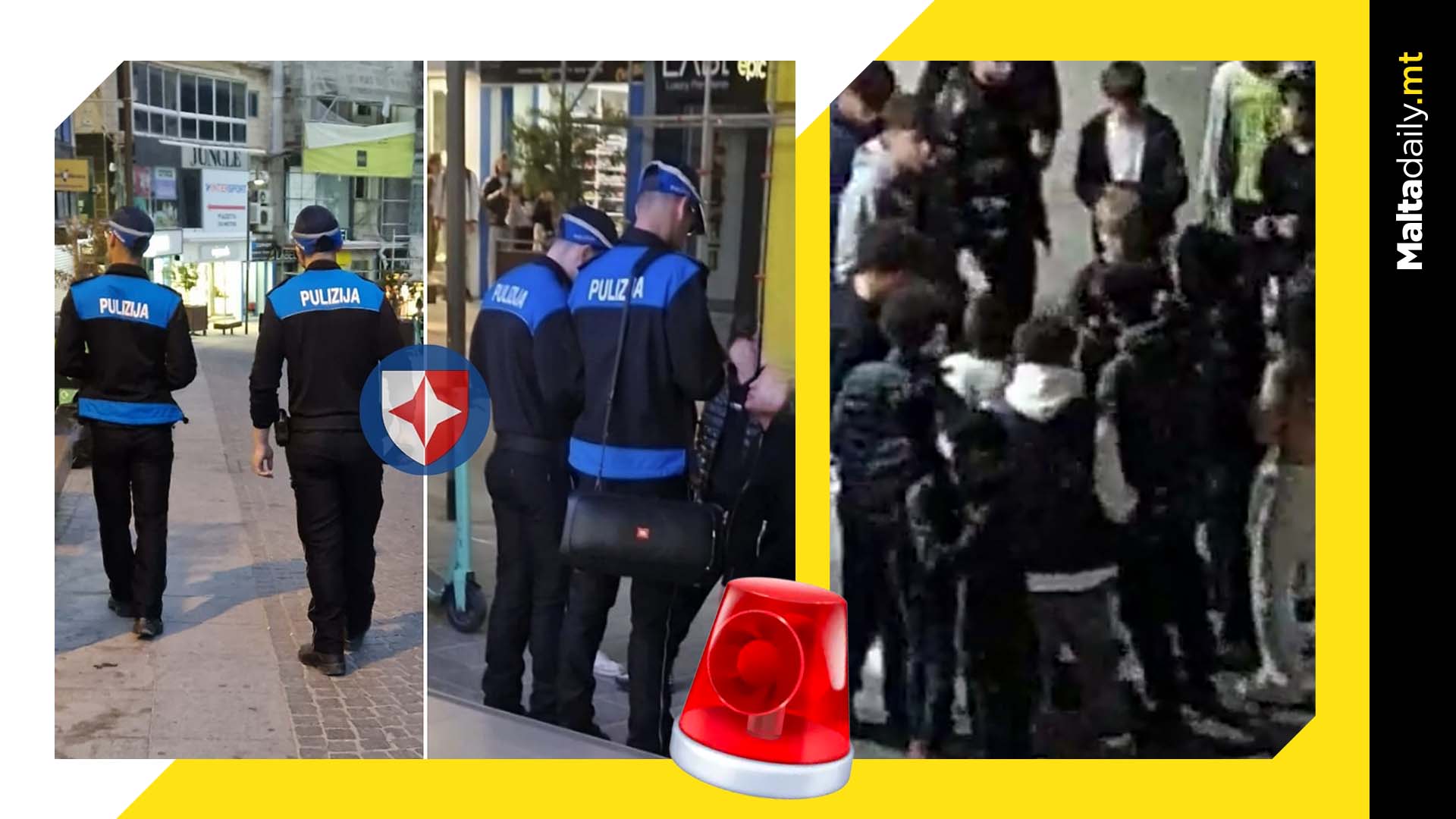 Police patrols in Sliema after Bisazza street youth gang fights