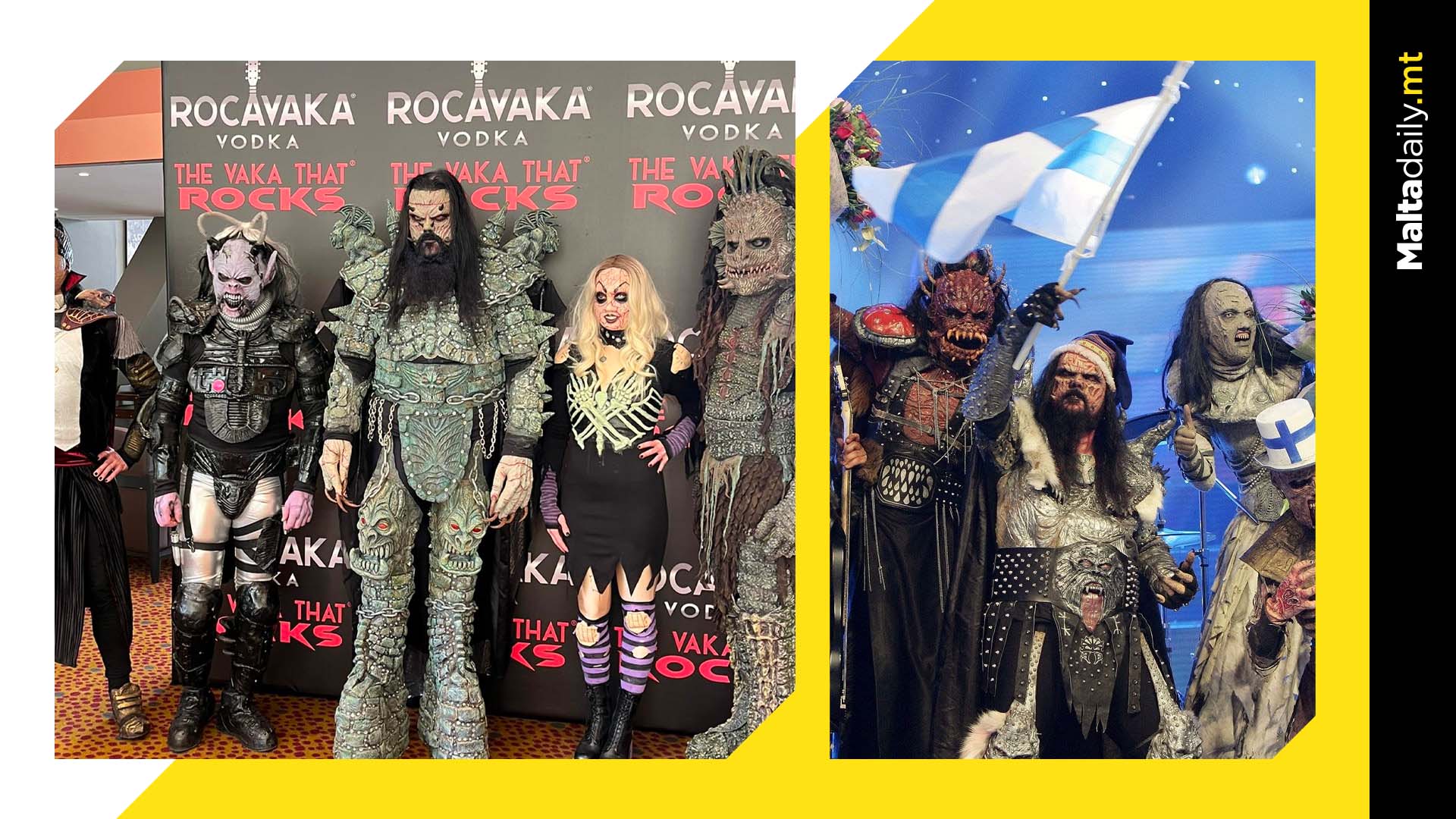 Former Eurovision winners Lordi arrive in Malta ahead of concert