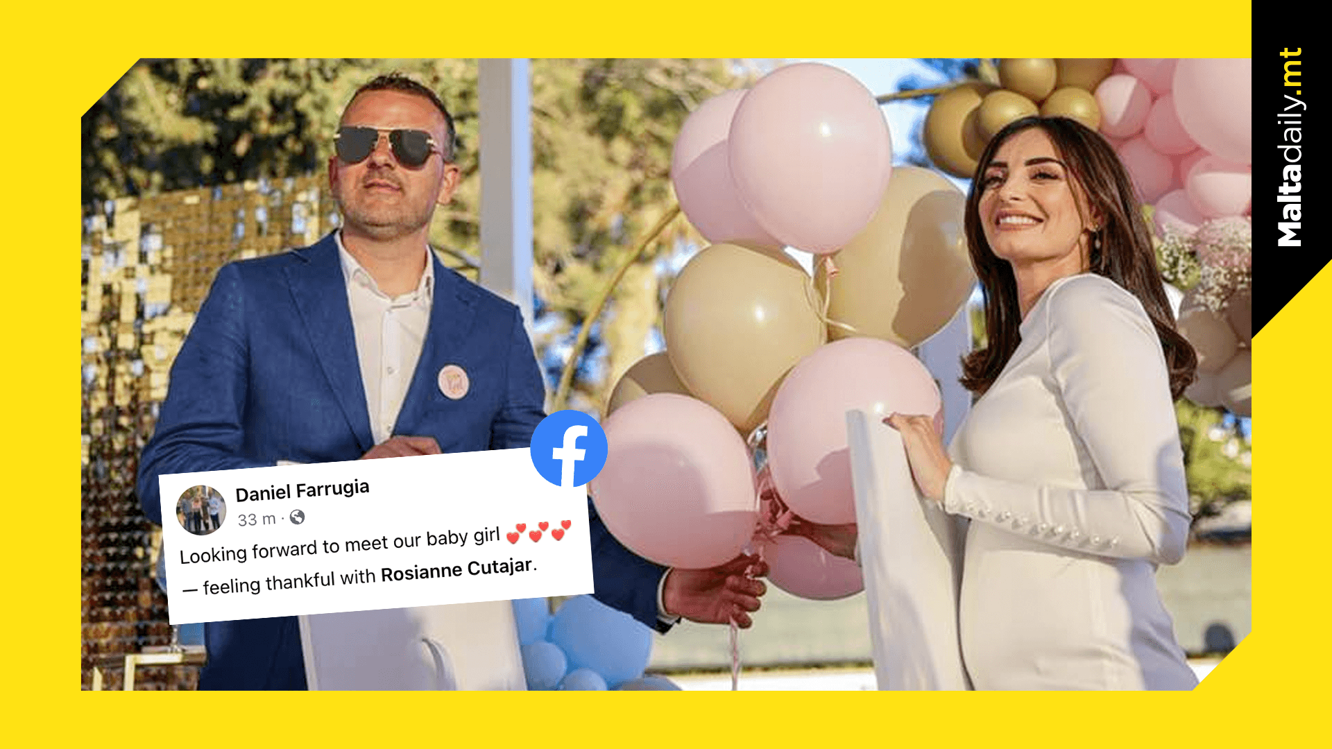 Rosianne Cutajar Expecting Baby Girl