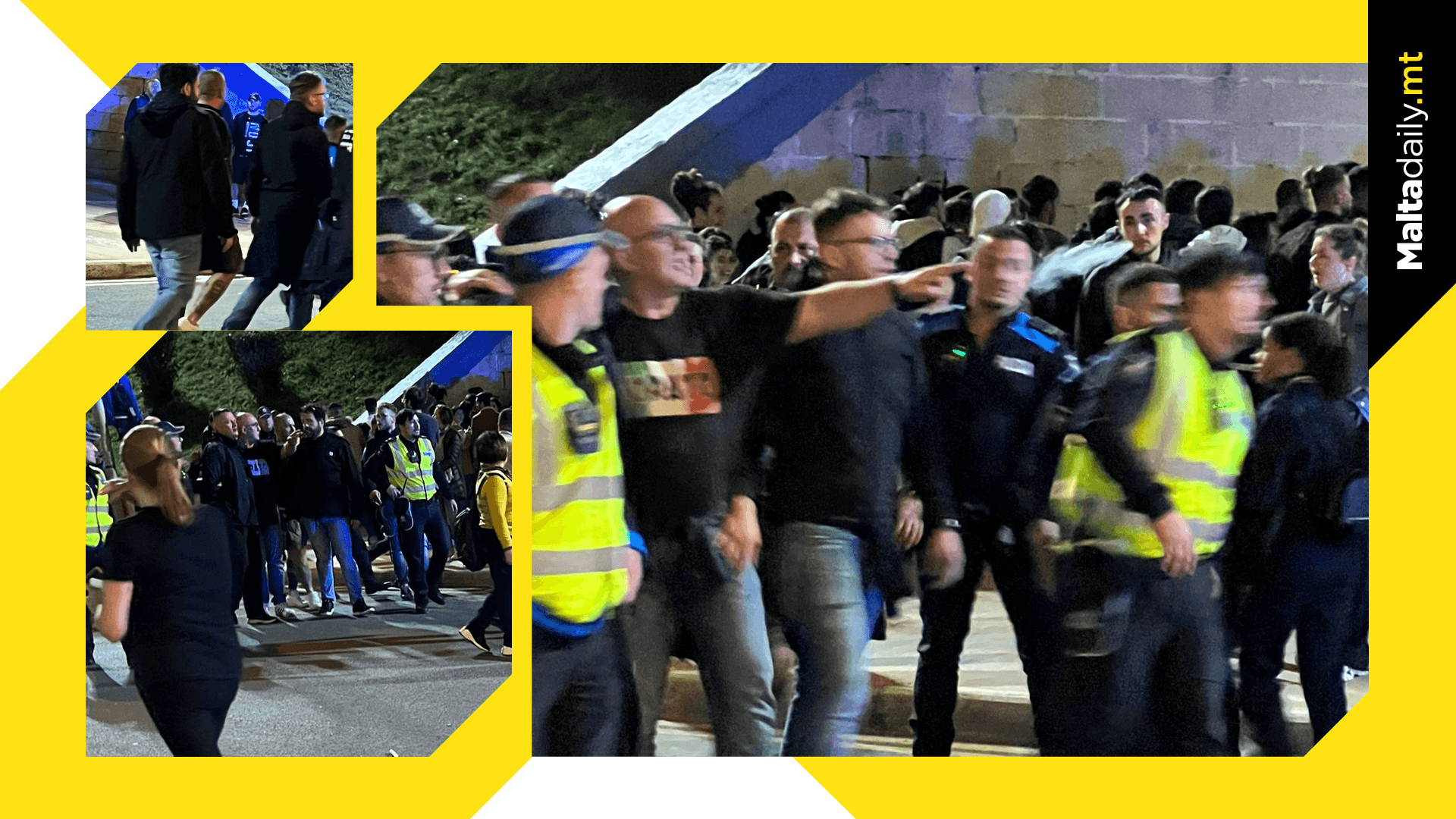 No major commotions except for brief argument, police confirm