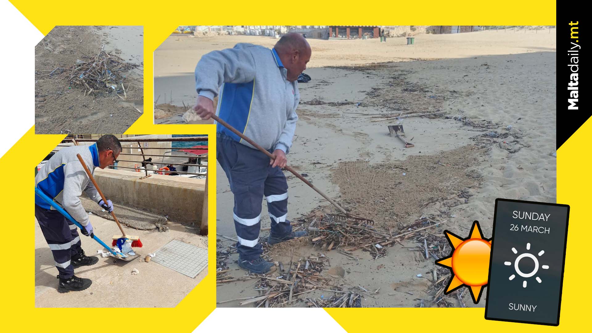 Hot weather is looming as the beaches are getting ready for summer!