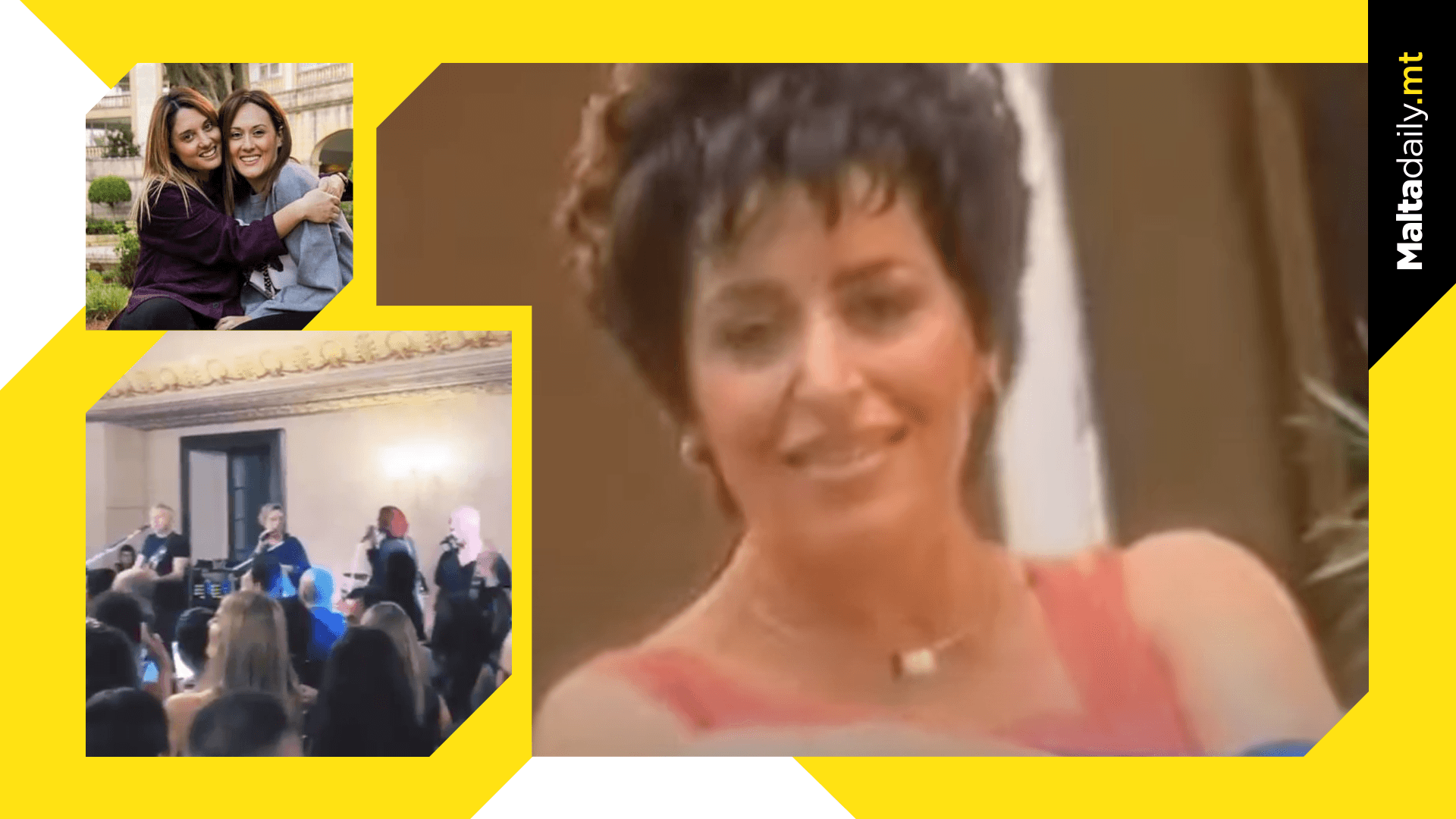 Claudette Buttiġieġ sings iconic ‘Desire’ at Martina Żammit’s wedding