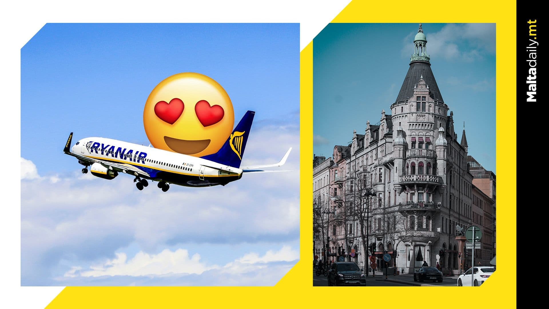 Ryanair adds new routes to Germany, UK & Sweden in biggest Malta schedule yet