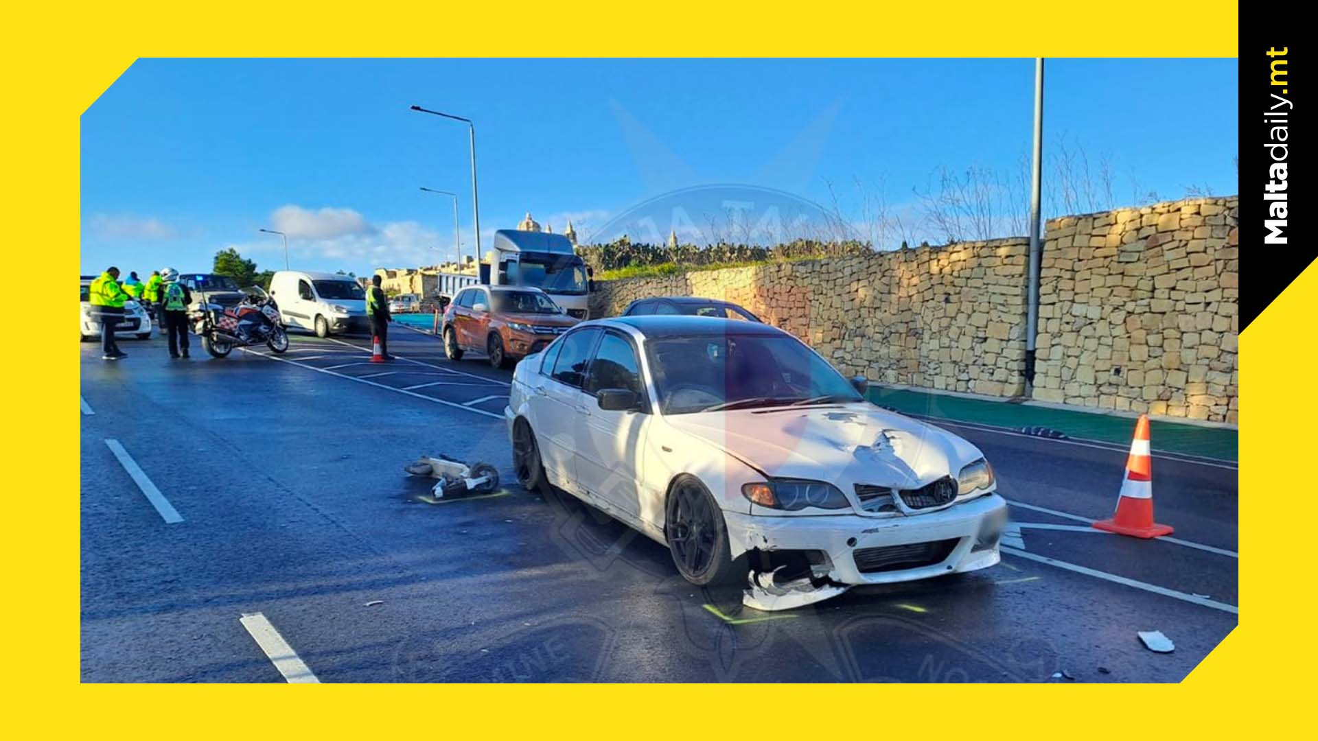 Man driving E-Kick scooter grievously injured after crash