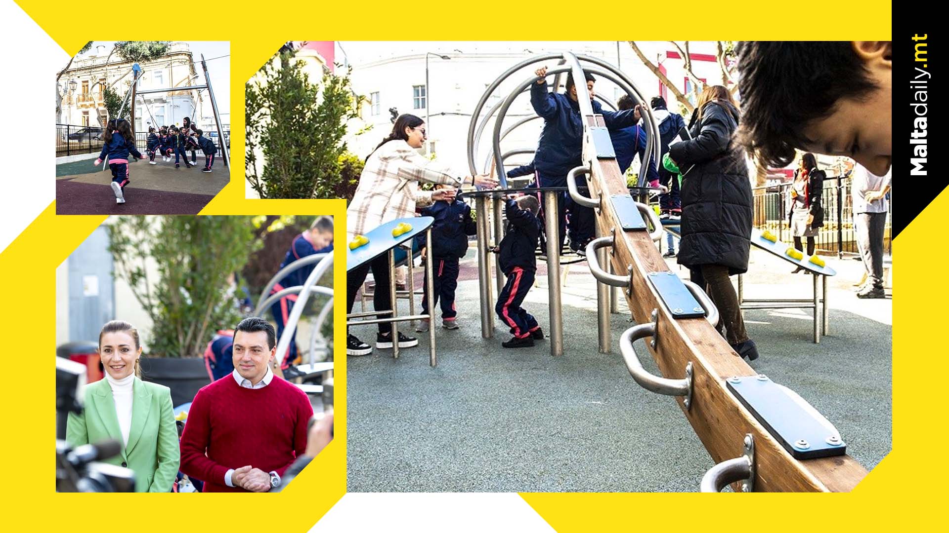 New pedestrian street with recreational space in Ħamrun centre