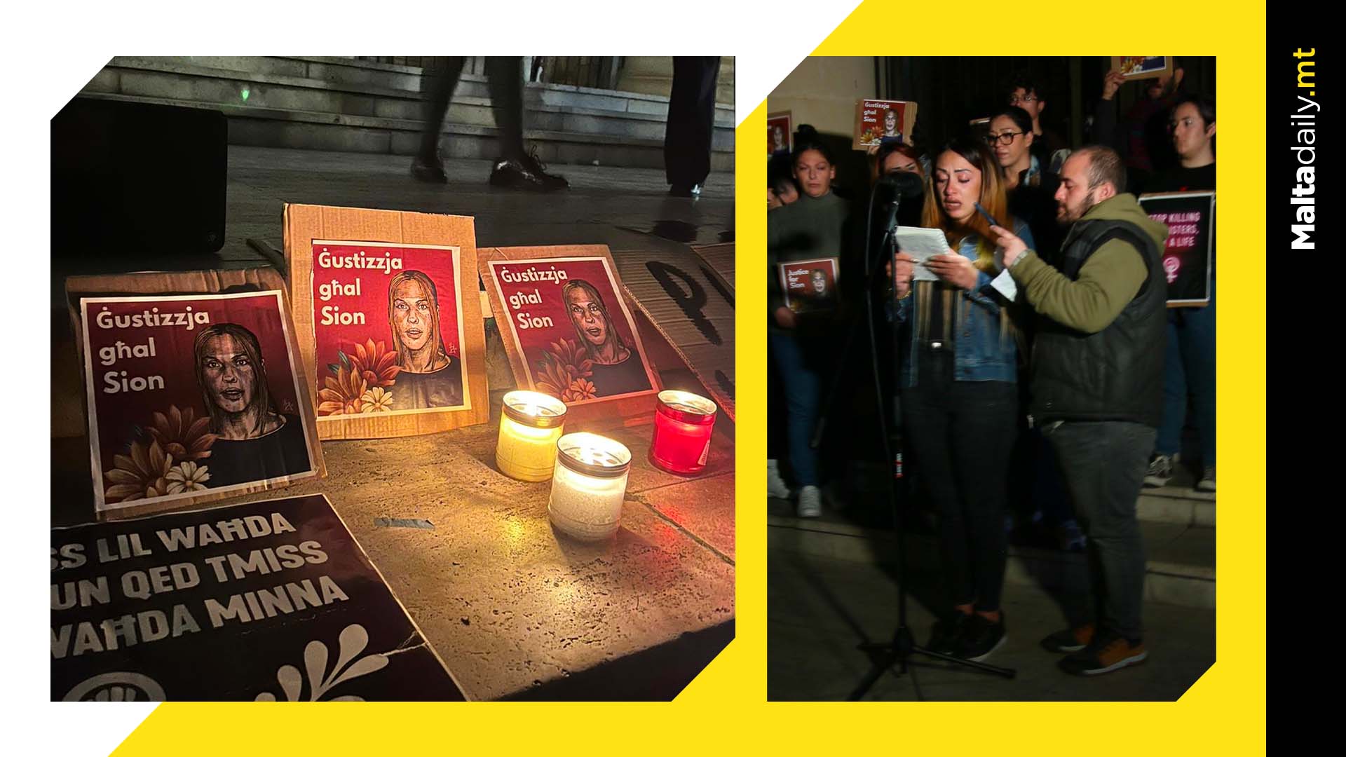 Vigil for late Sion Grech in Valletta demands answers and justice