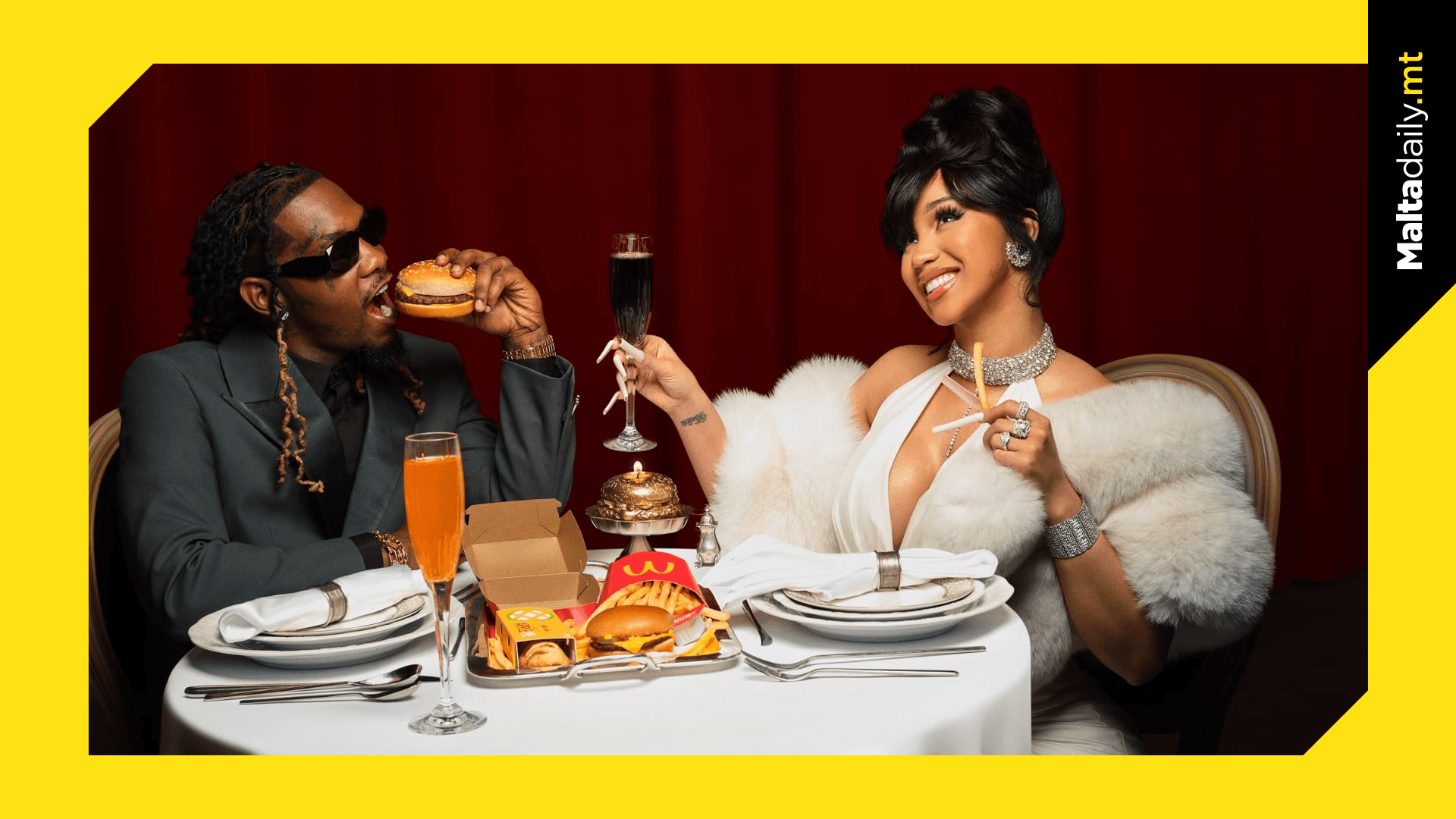 Cardi B and Offset join McDonald’s US to launch Valentine’s meal for 2