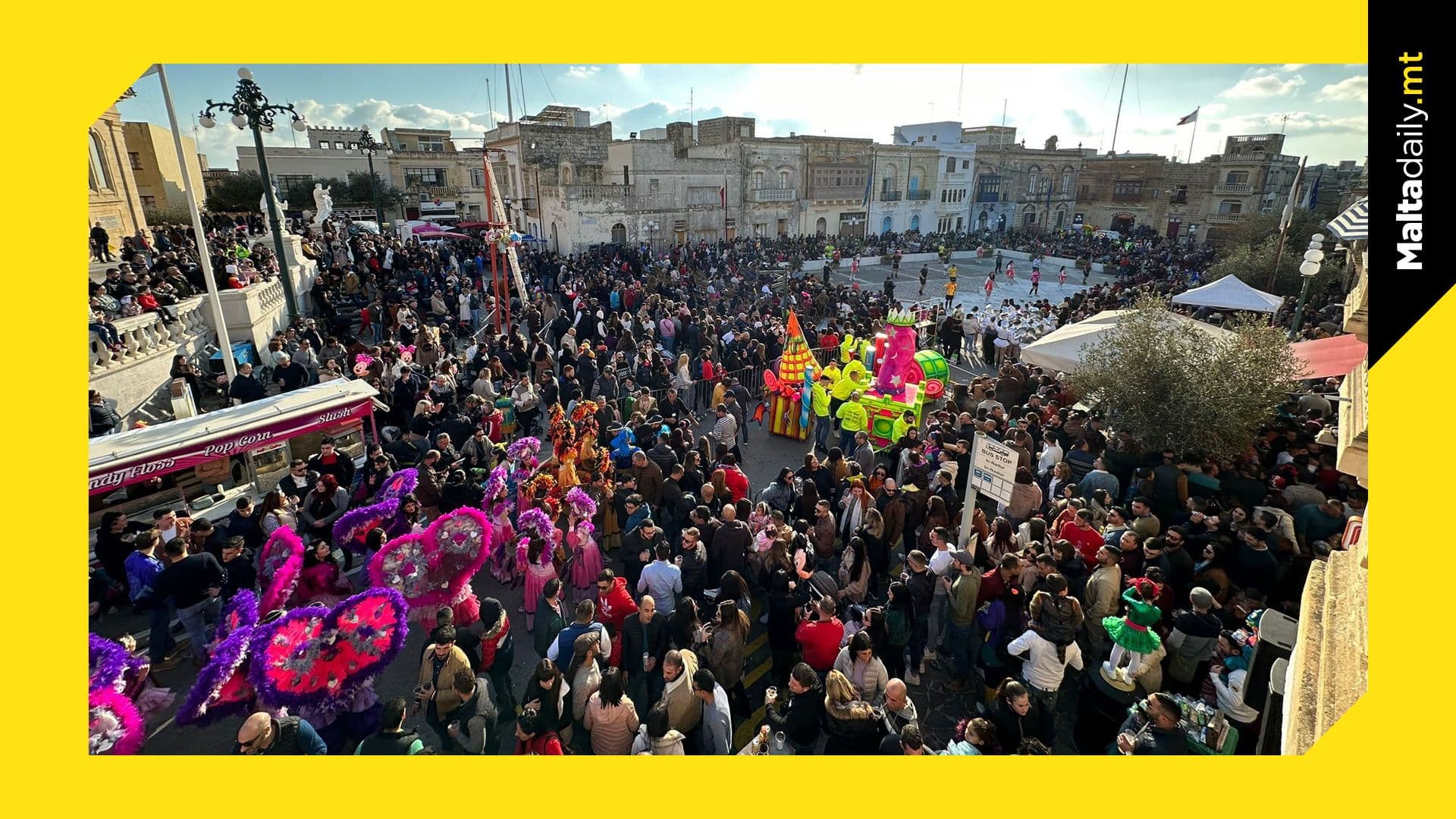 The long-awaited Nadur Carnival celebrations have started