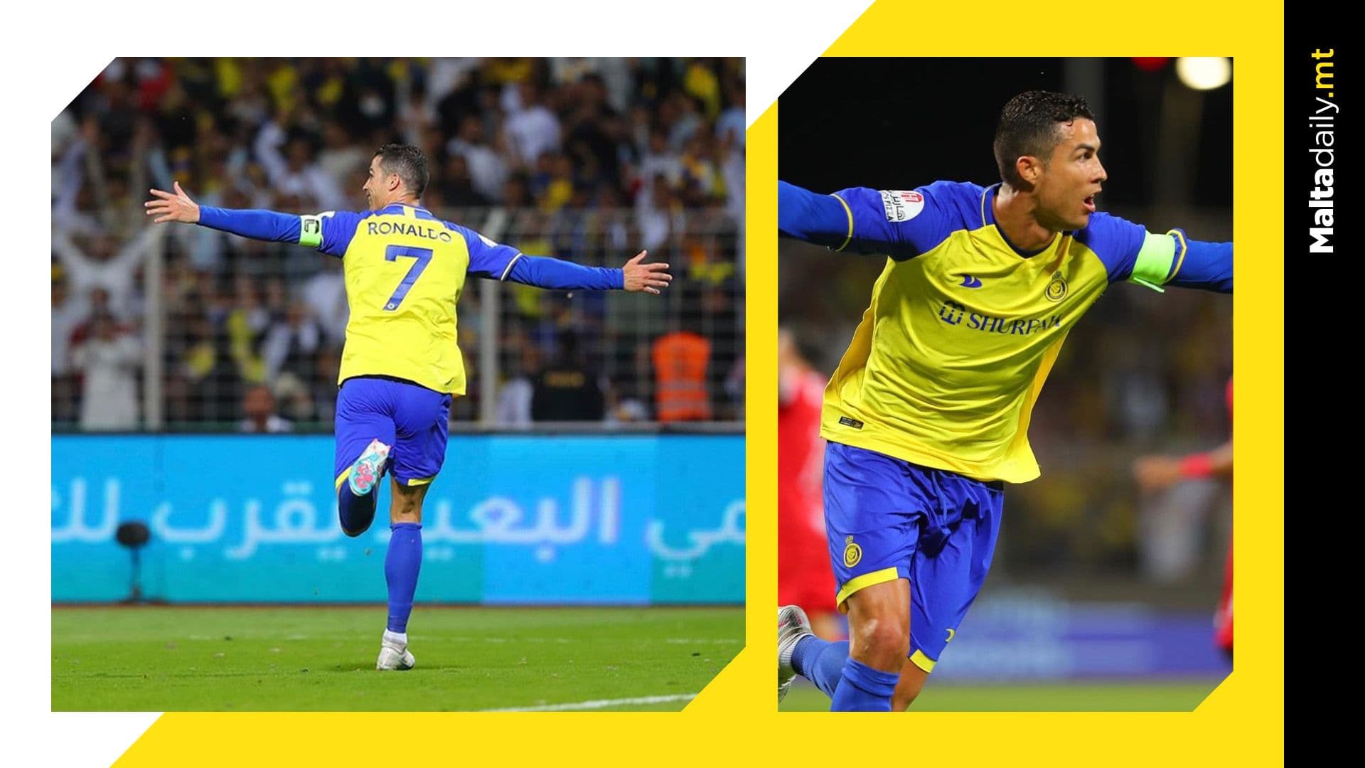 Cristiano Ronaldo scores his first hat-trick for Al-Nassr