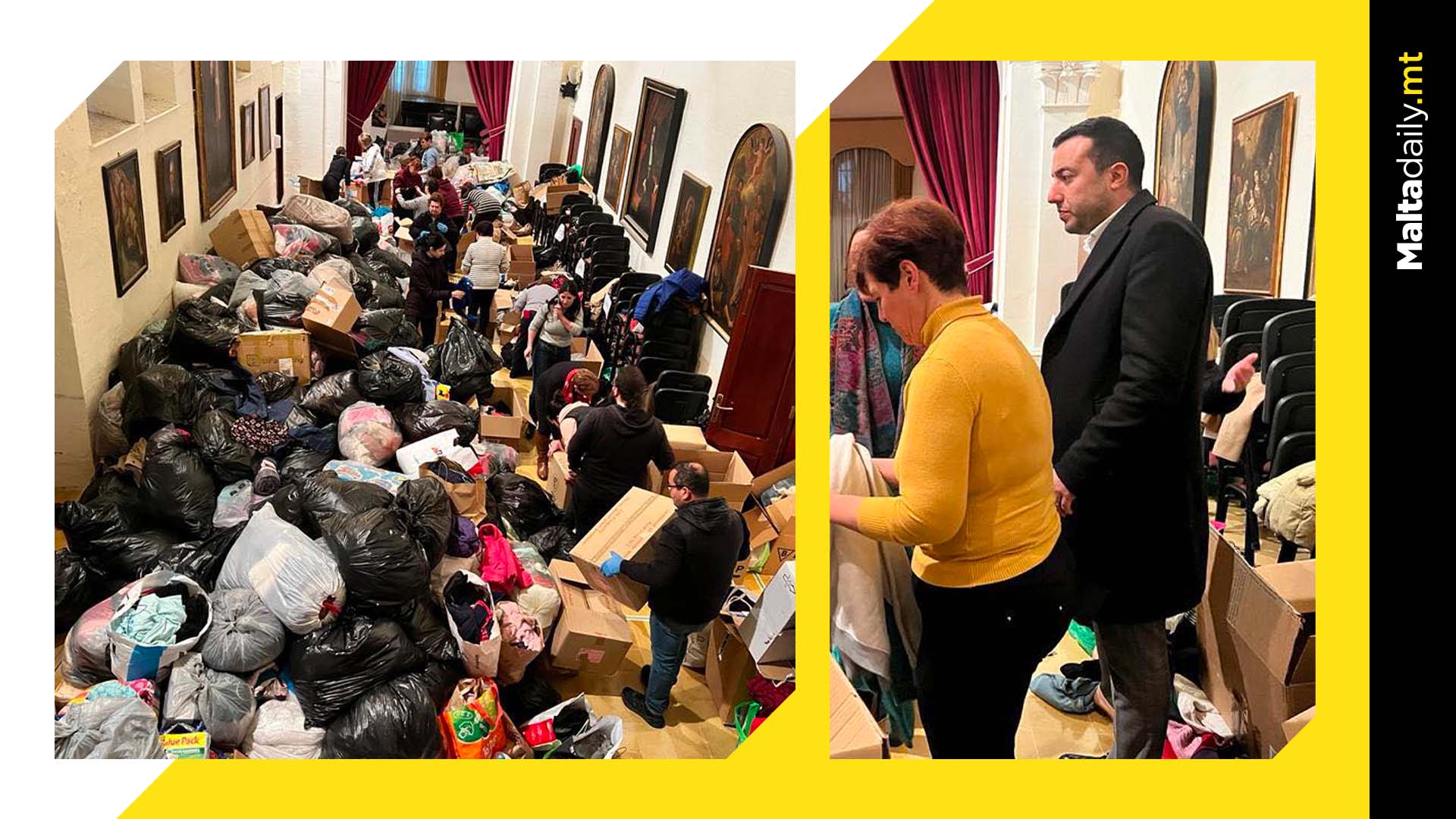 200 more boxes sent to Turkey as collected by Gozo Ministry