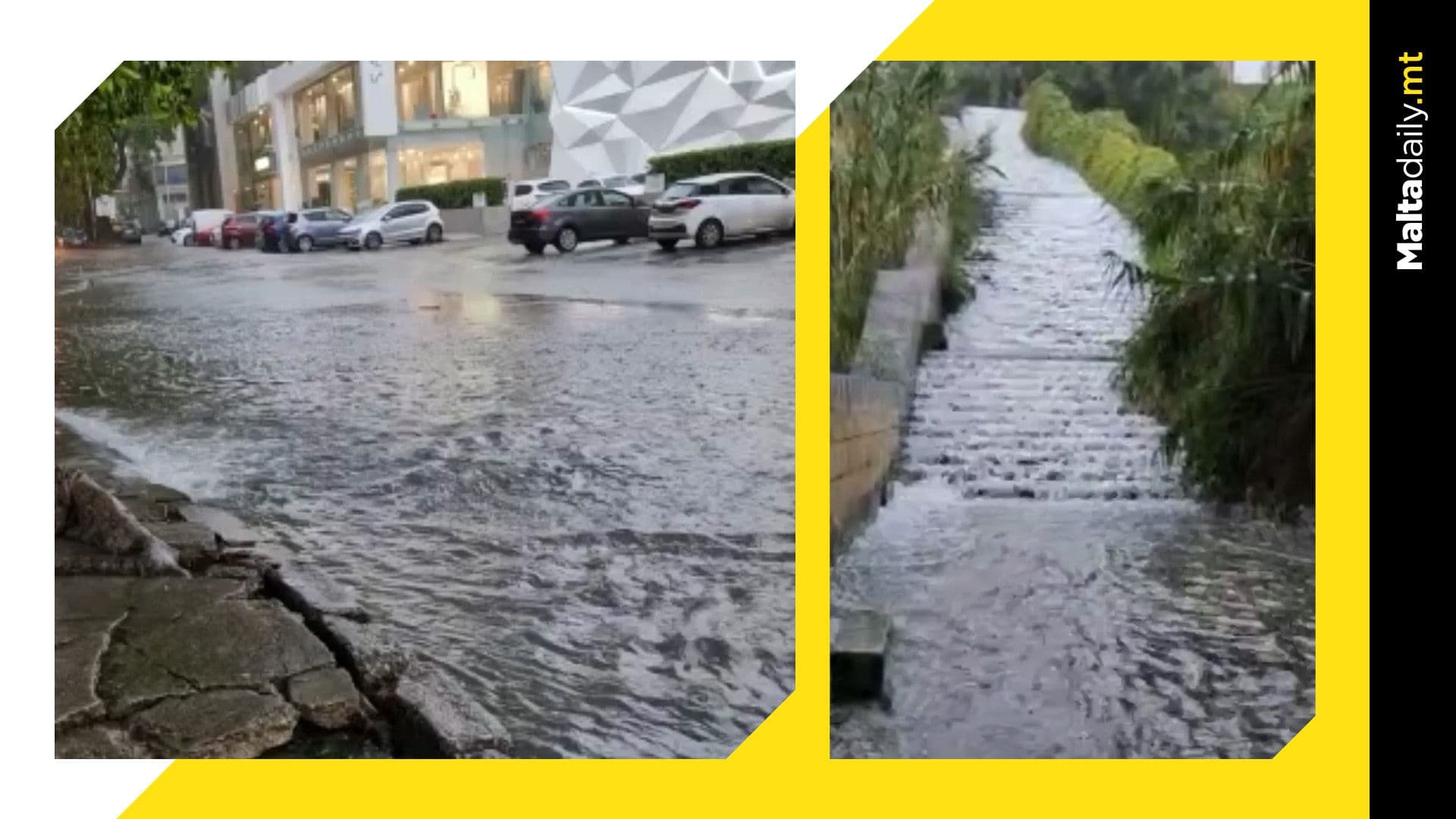 Orange weather warning issued as Storm Helios hits the Maltese Islands