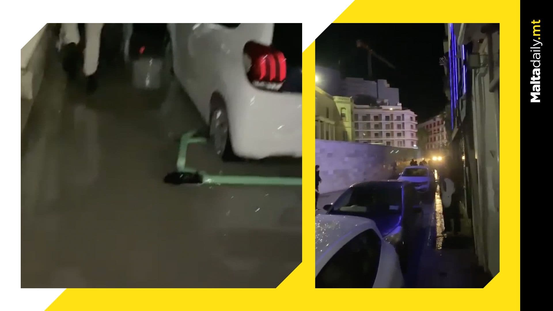 Paceville hotspot flooded after heavy rainfall on Friday night