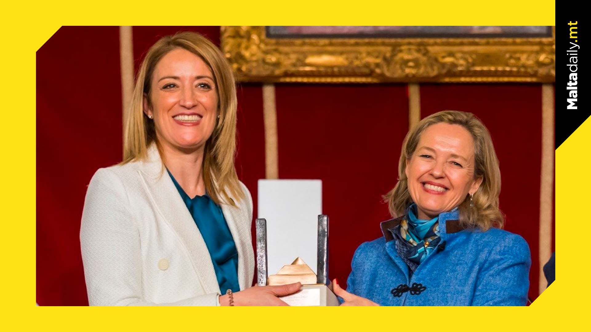 Roberta Metsola receives Woman of the Year Award