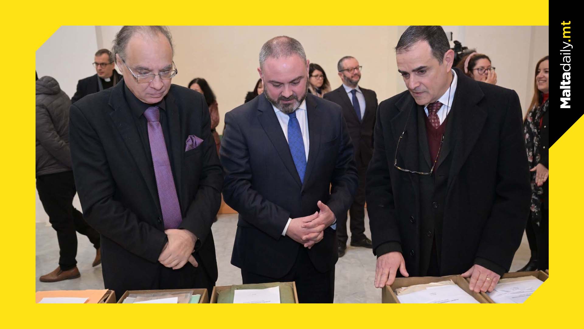 Hundreds of documents of Sir Adrian Dingli now part of National Archives
