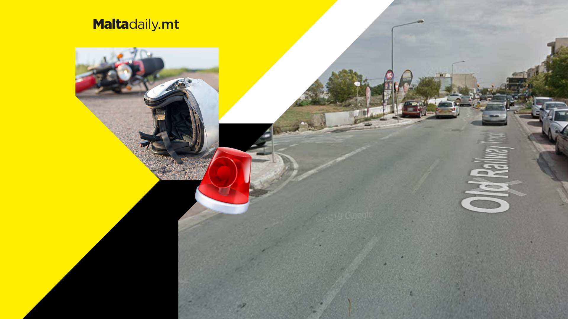 Motorcyclist grievously injured in Santa Venera